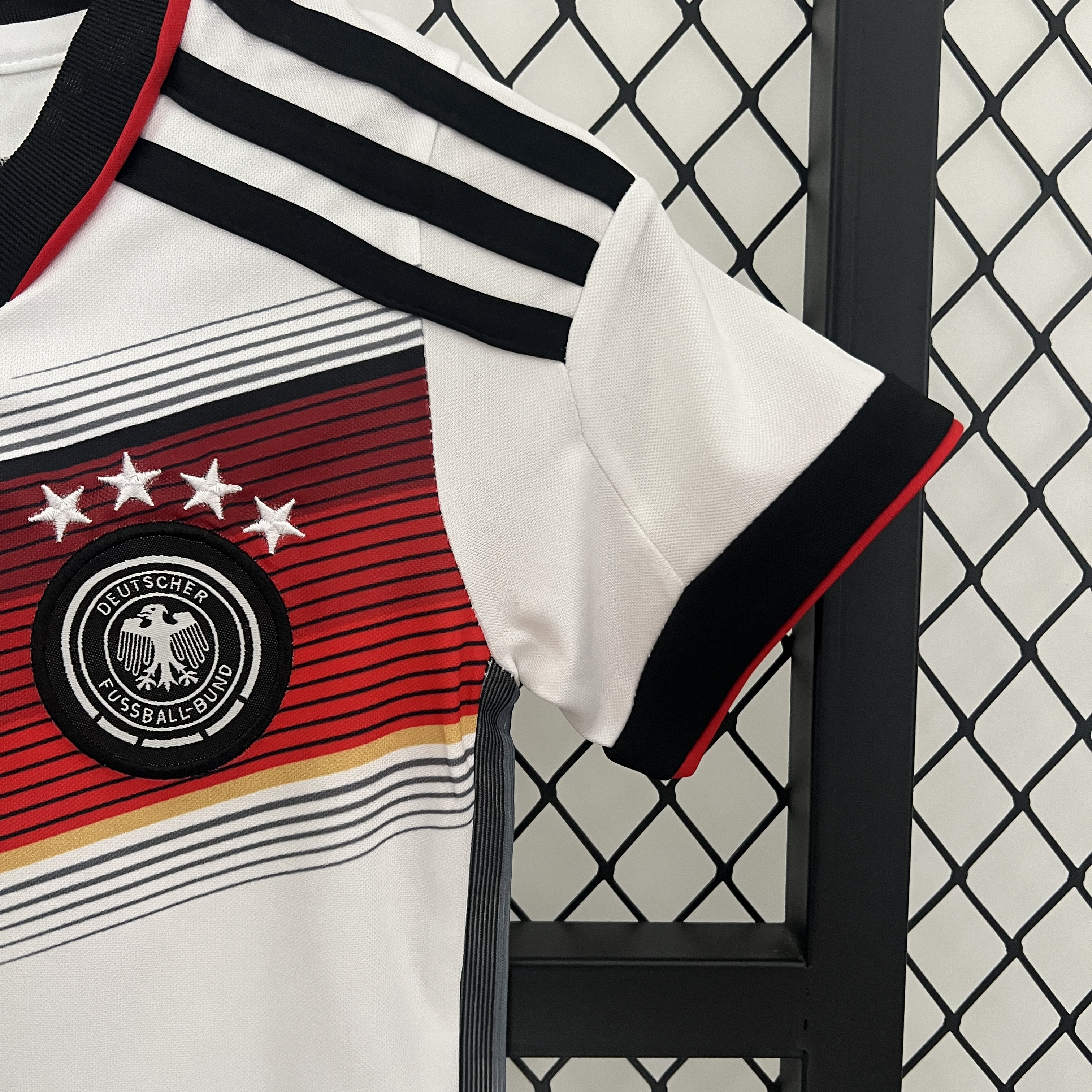 Retro Germany 2014 Home Stadium Kids Kit - ReplicasJersey