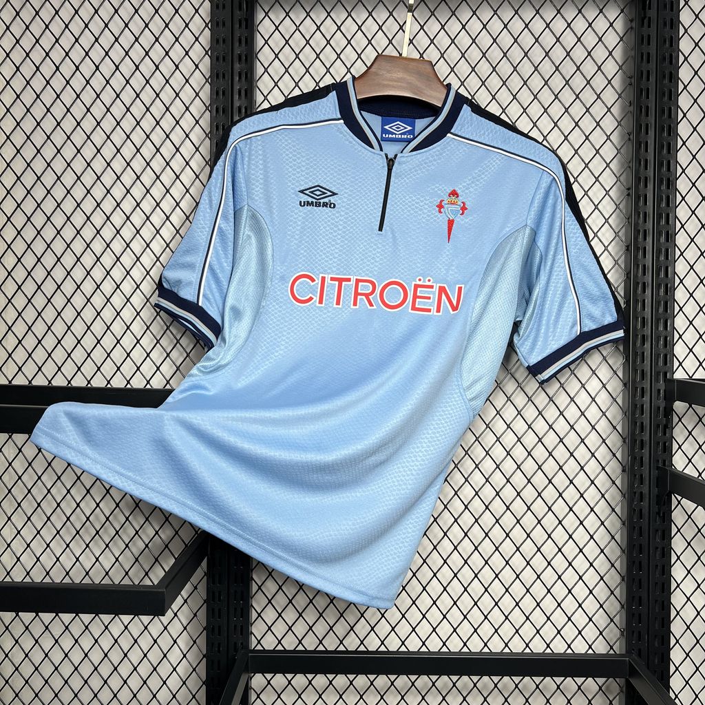 Retro Celta Vigo 1999-00 Home Stadium Jersey - ReplicasJersey