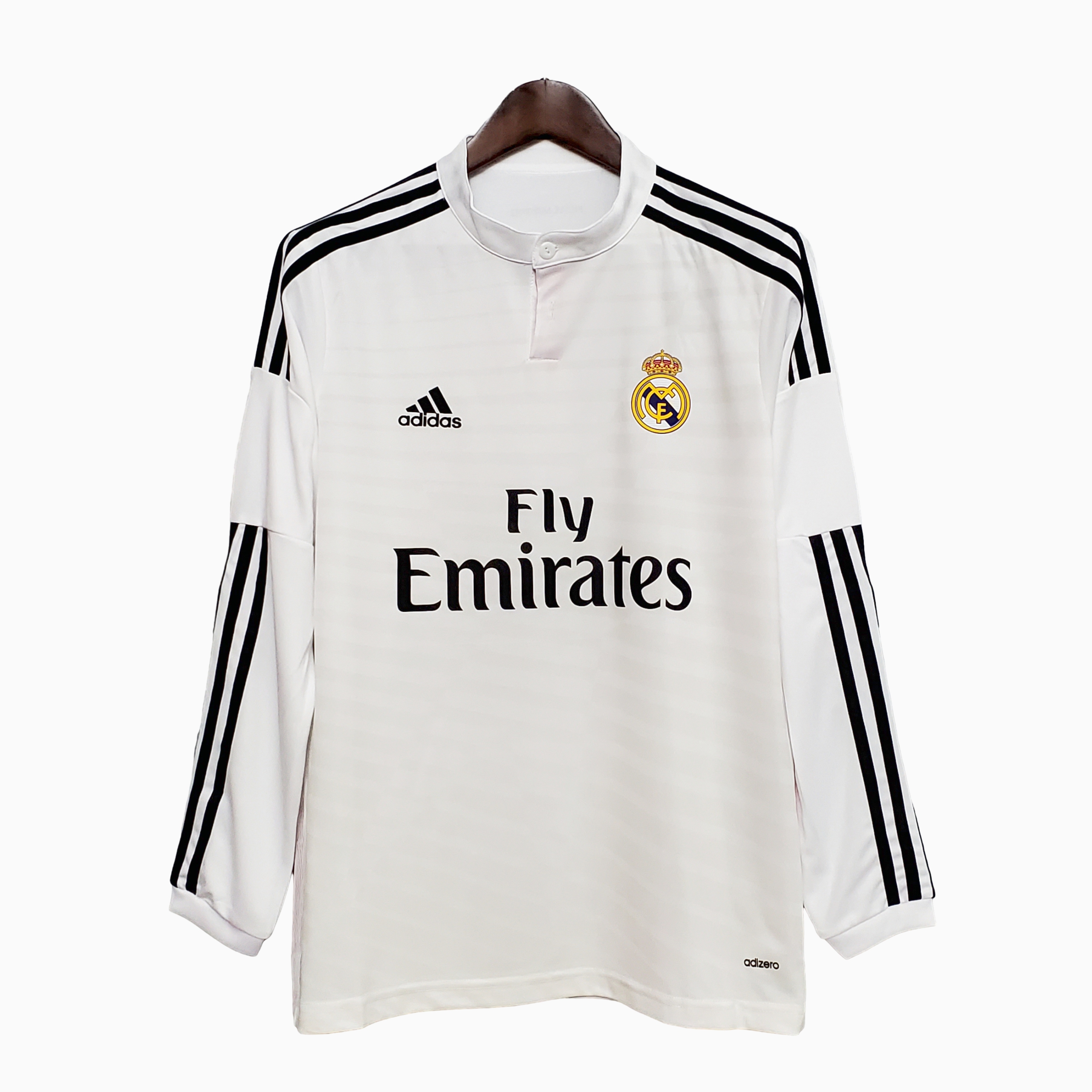 Retro Real Madrid 14-15 Home Stadium Long Sleeve Jersey - ReplicasJersey