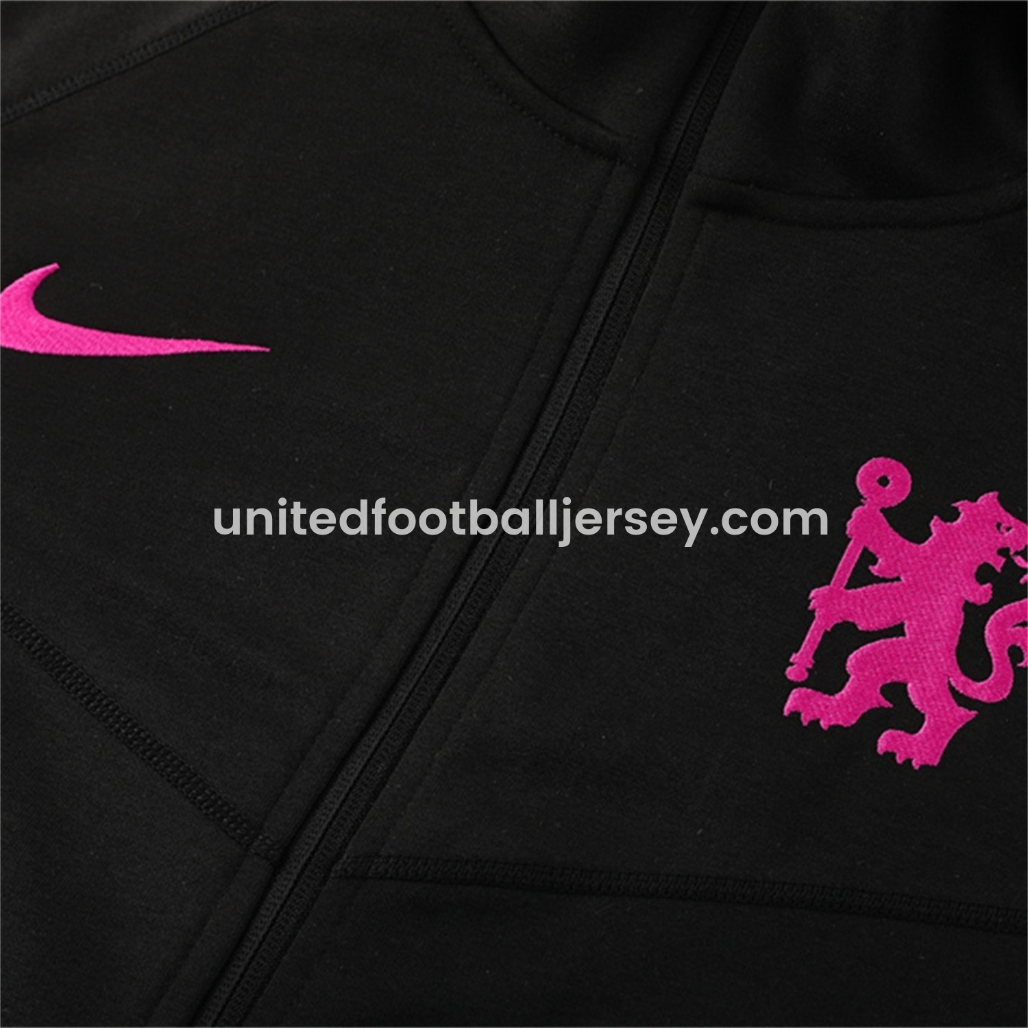 C.H.E.L.S.E.A 24-25 Jacket Training Tracksuit - Black Jackets & Pants - ReplicasJersey