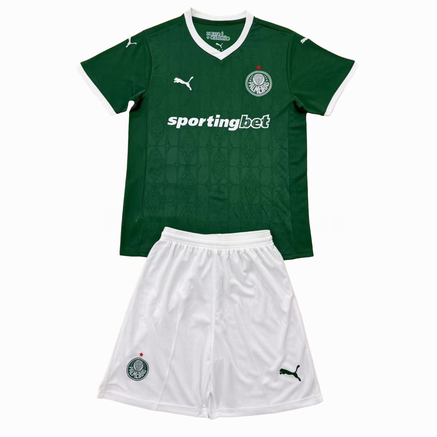 Palmeiras 25-26 Home Kids Kit - ReplicasJersey