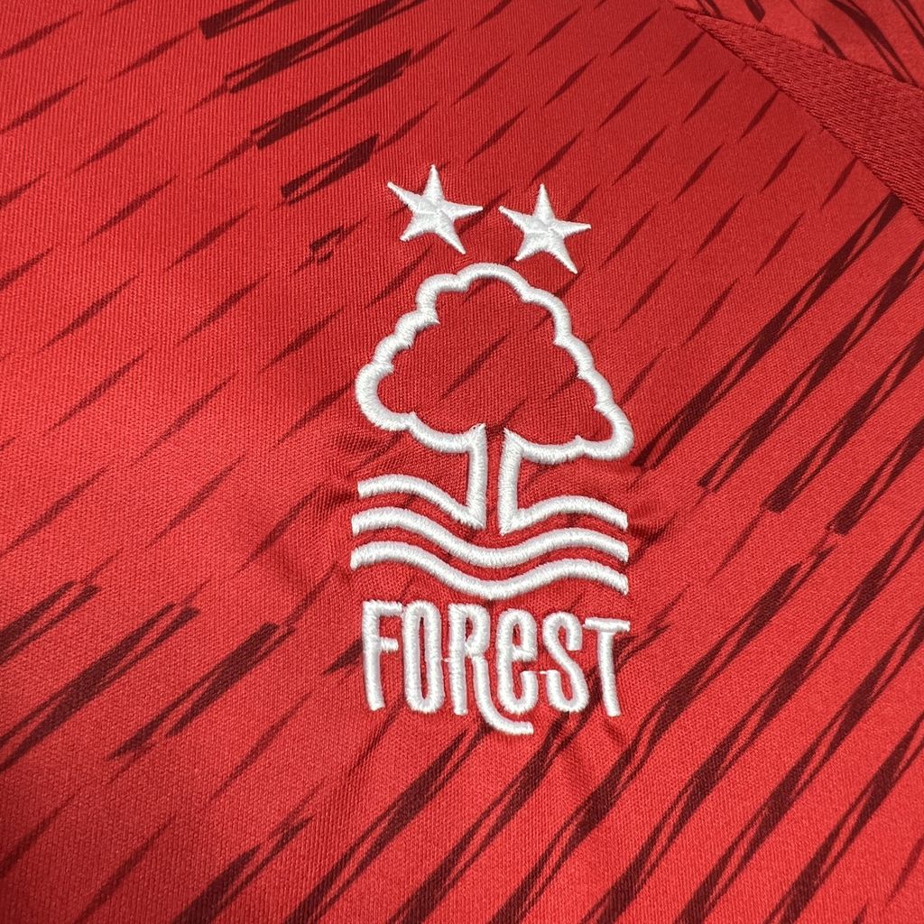 Nottingham Forest 24-25 Home Stadium Jersey - Fans Version - ReplicasJersey