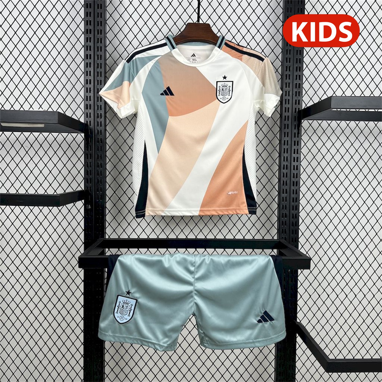 Spain 2025 Women's Team Away Kids Kit - ReplicasJersey