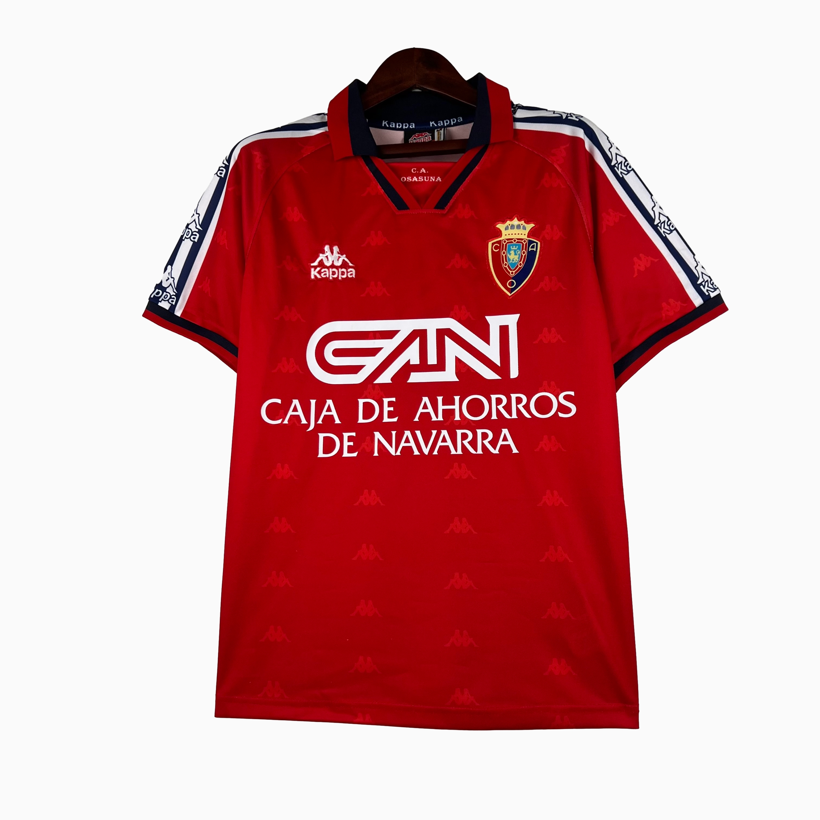 Retro Osasuna 1995-97 Home Stadium Jersey - ReplicasJersey