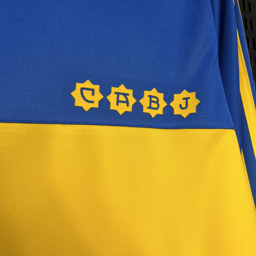 Retro Boca Juniors 1981-82 Home Long Sleeve Jersey - ReplicasJersey
