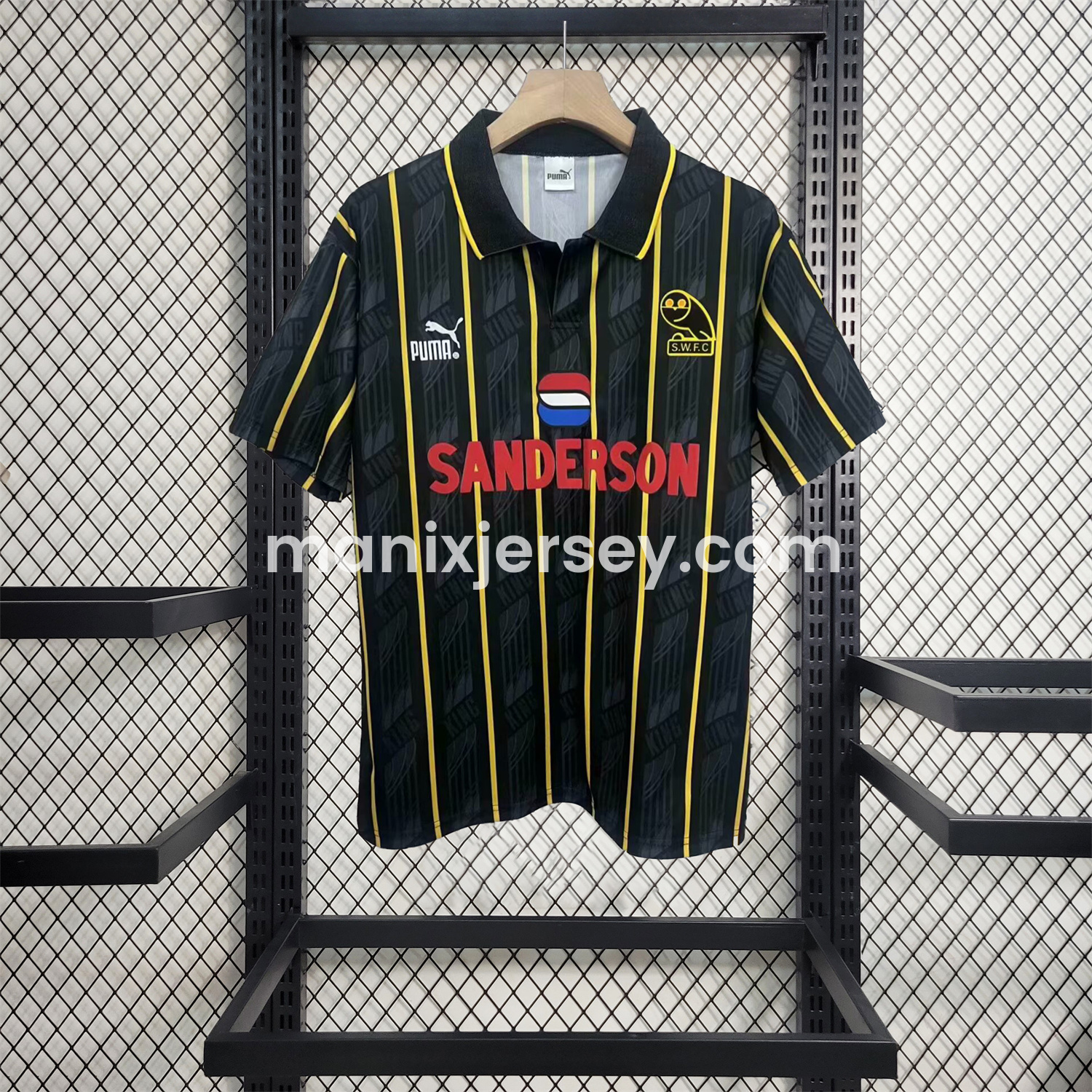 Retro Sheffield Wednesday 1993-94 Away Jersey - ReplicasJersey
