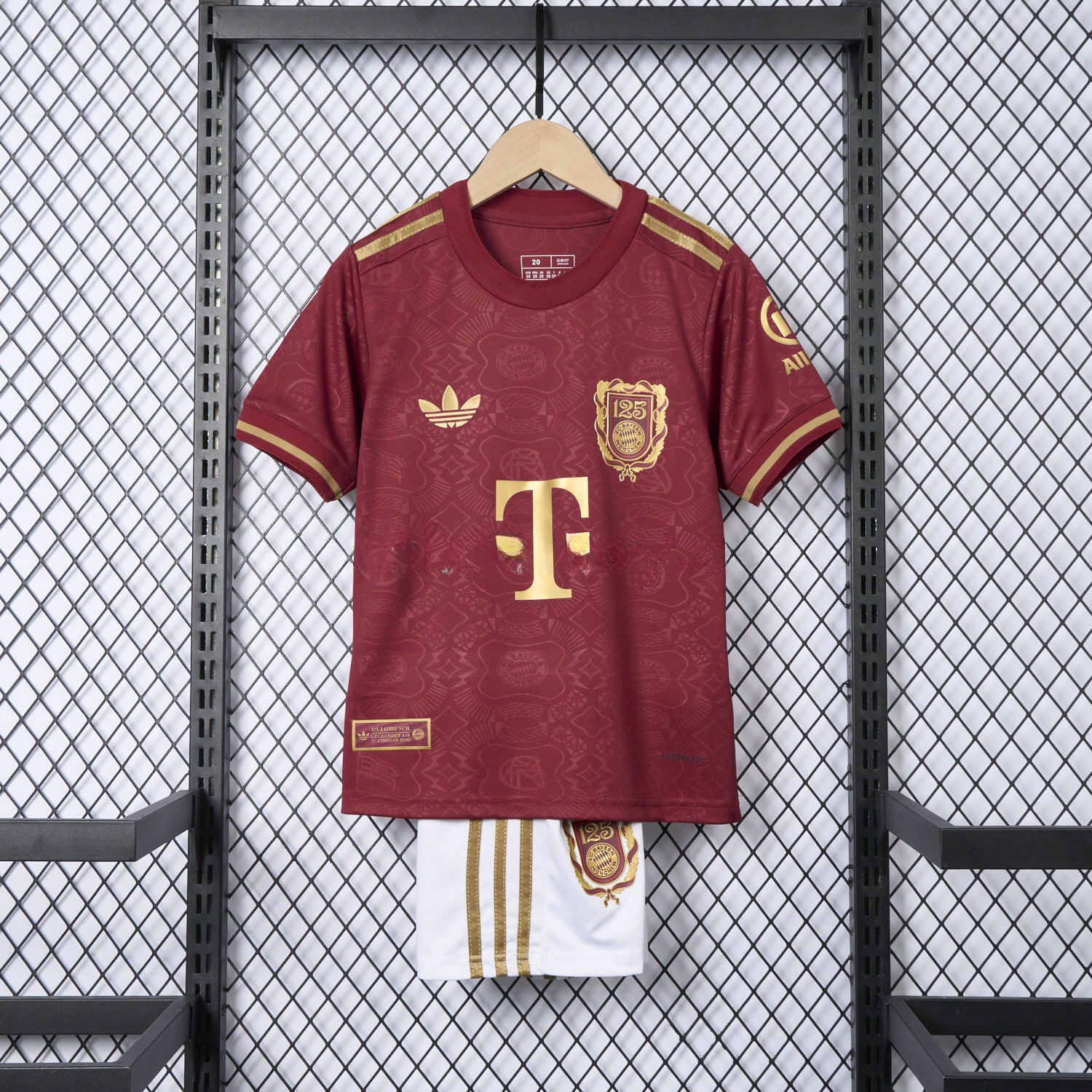 Bayern Munich 2025 125th Anniversary Kids Kit - ReplicasJersey