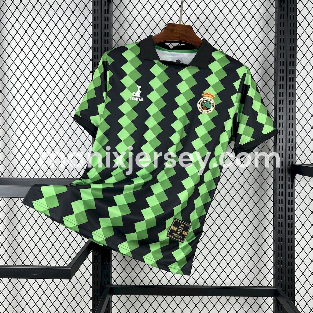 Racing de Santander 24-25 Green GK Anniversary Jersey - Fans Version - ReplicasJersey