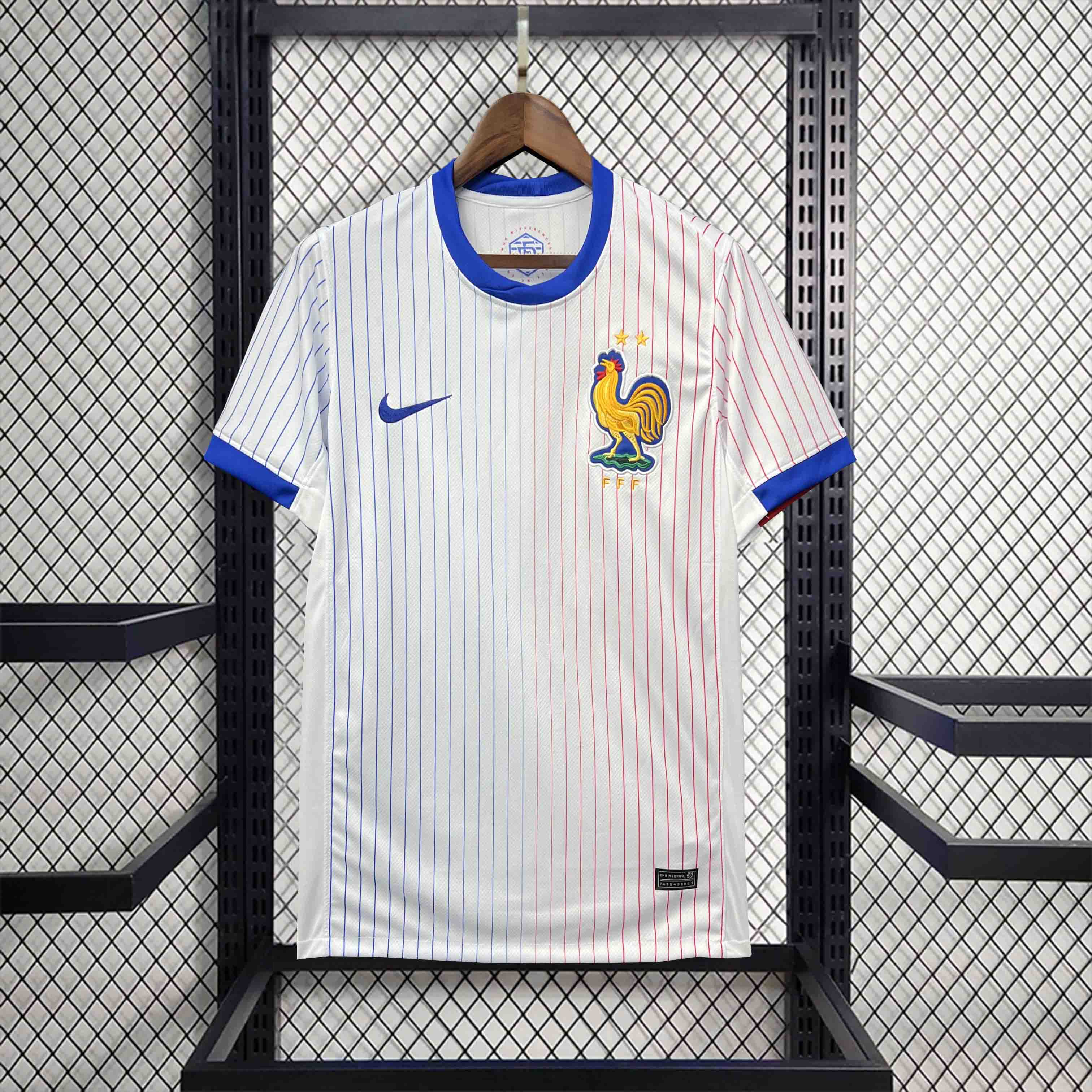 France 2024 Away Stadium Jersey - Fans Version - ReplicasJersey