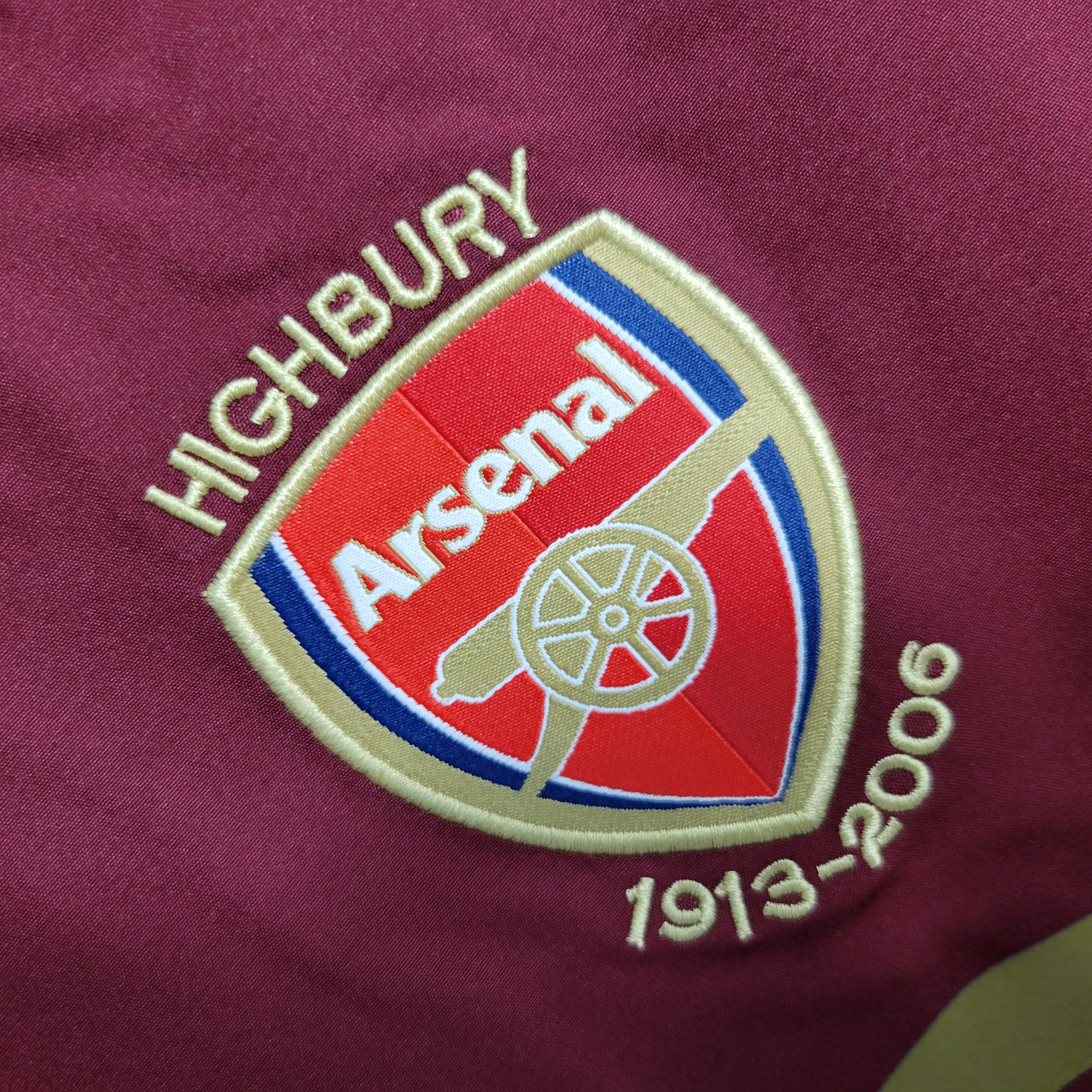 Arsenal Retro 05-06 Home Stadium Long Sleeve Jersey - ReplicasJersey