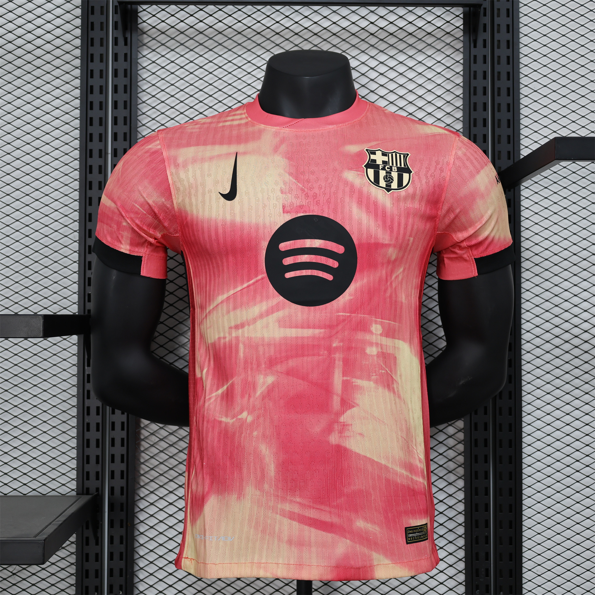B.A.R.S.A 24-25 Orange Red Concept Edition Jersey - Player Version - ReplicasJersey