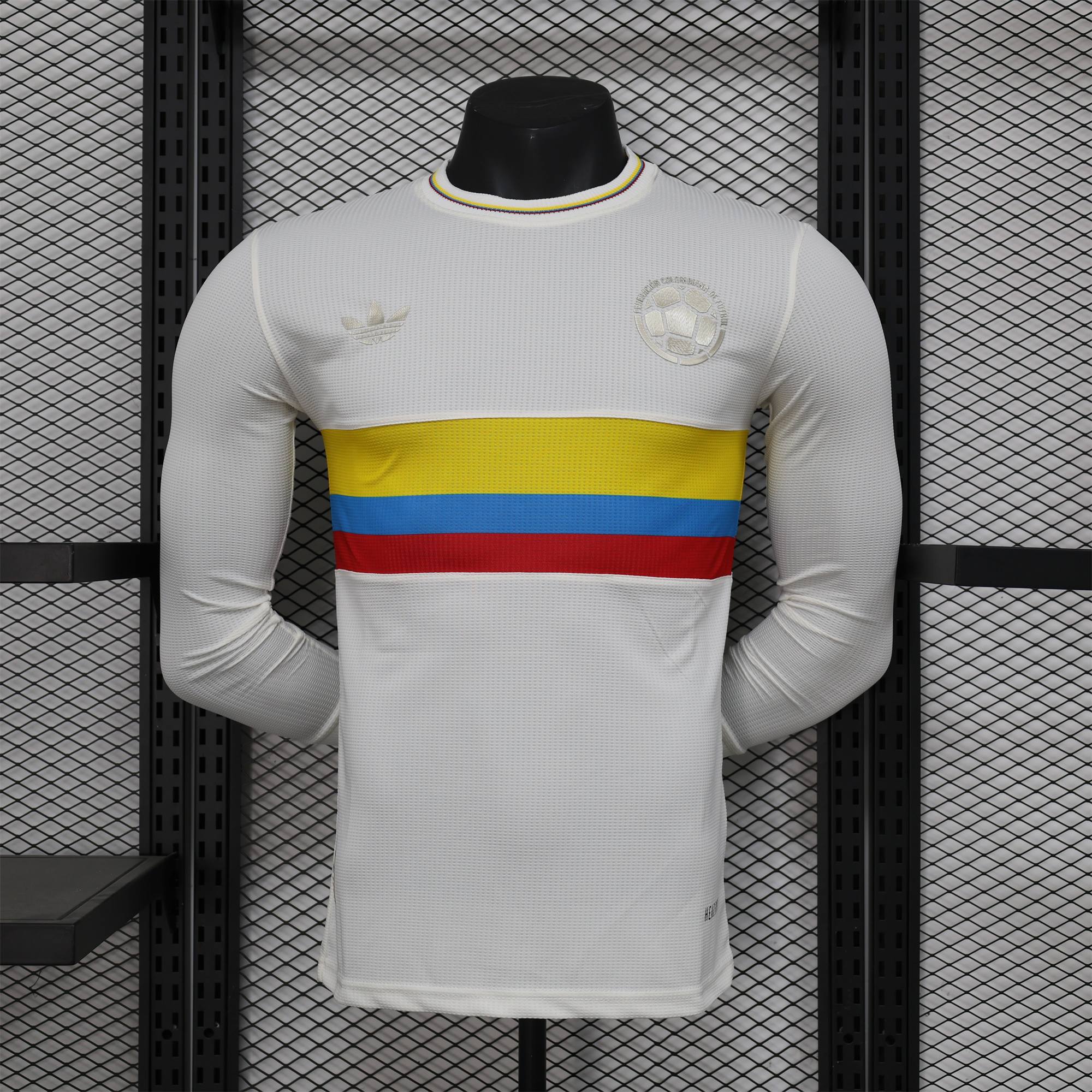 Colombia 2024 100th Anniversary Long Sleeve Jersey - Player Version - ReplicasJersey