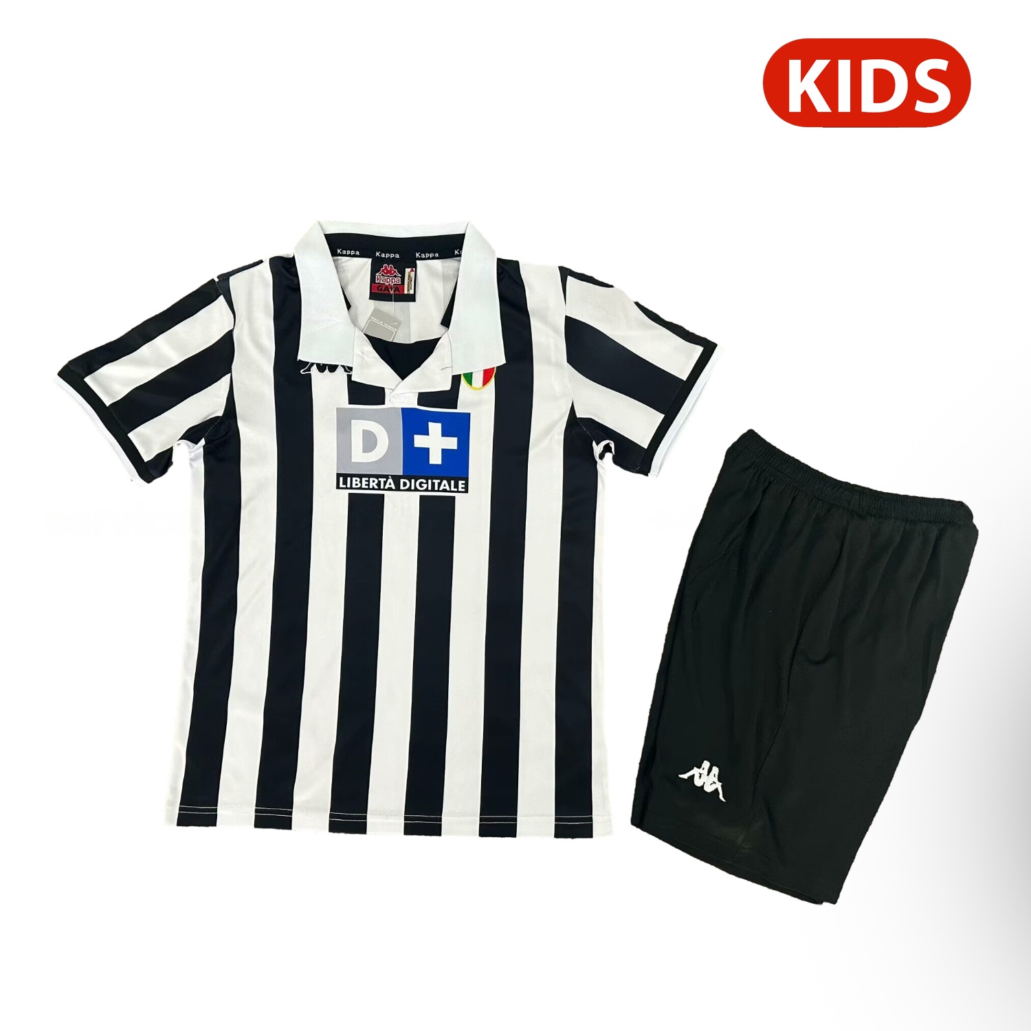 Retro Juventus 1998-99 Home Kids Kit - ReplicasJersey