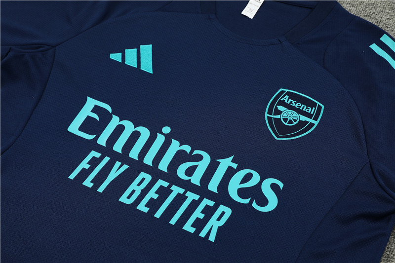 Arsenal 24-25 Short-Sleeve Training Set - Deep Blue - ReplicasJersey