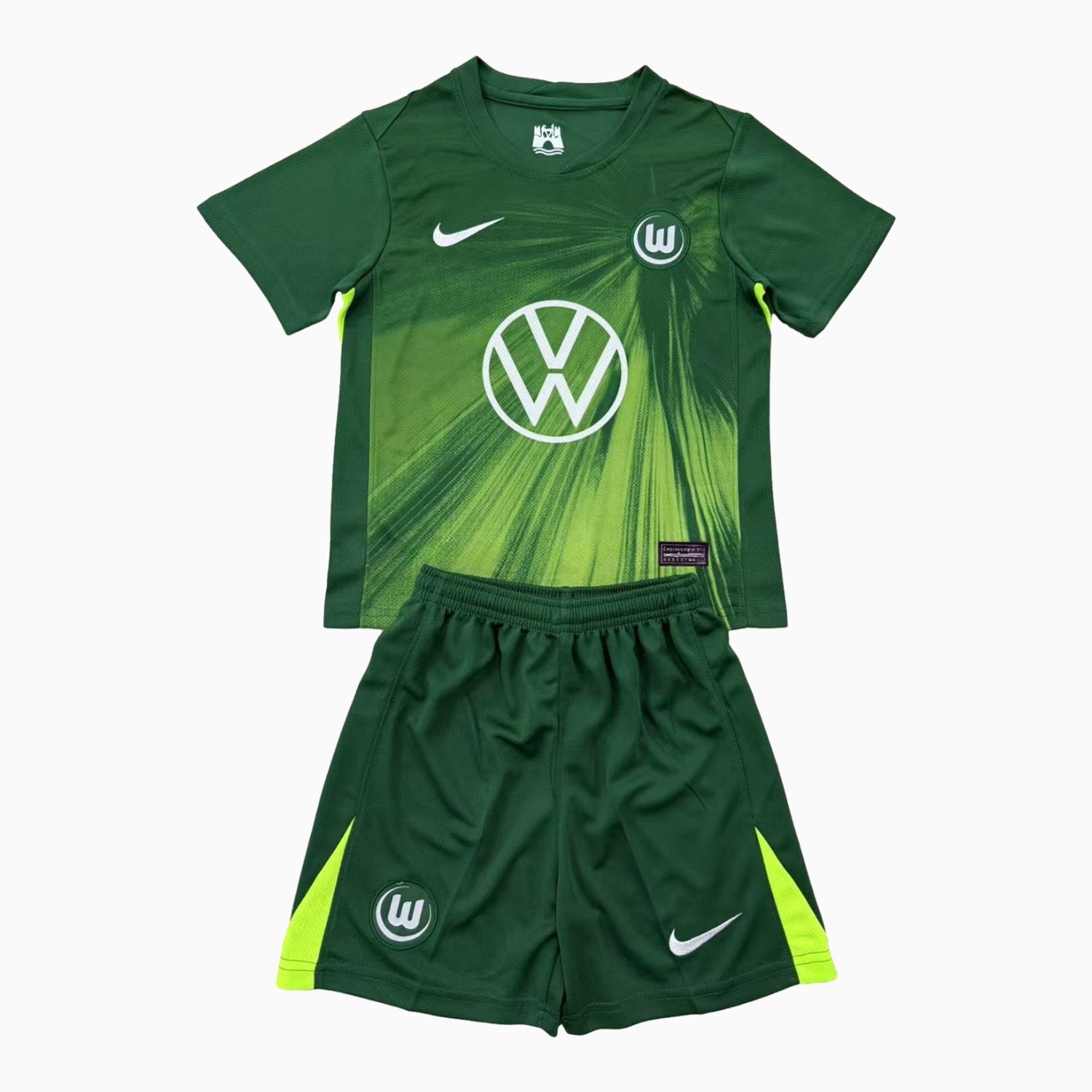 Wolfsburg 25-26 Home Men's Adult Jersey Set - Fans Version - ReplicasJersey