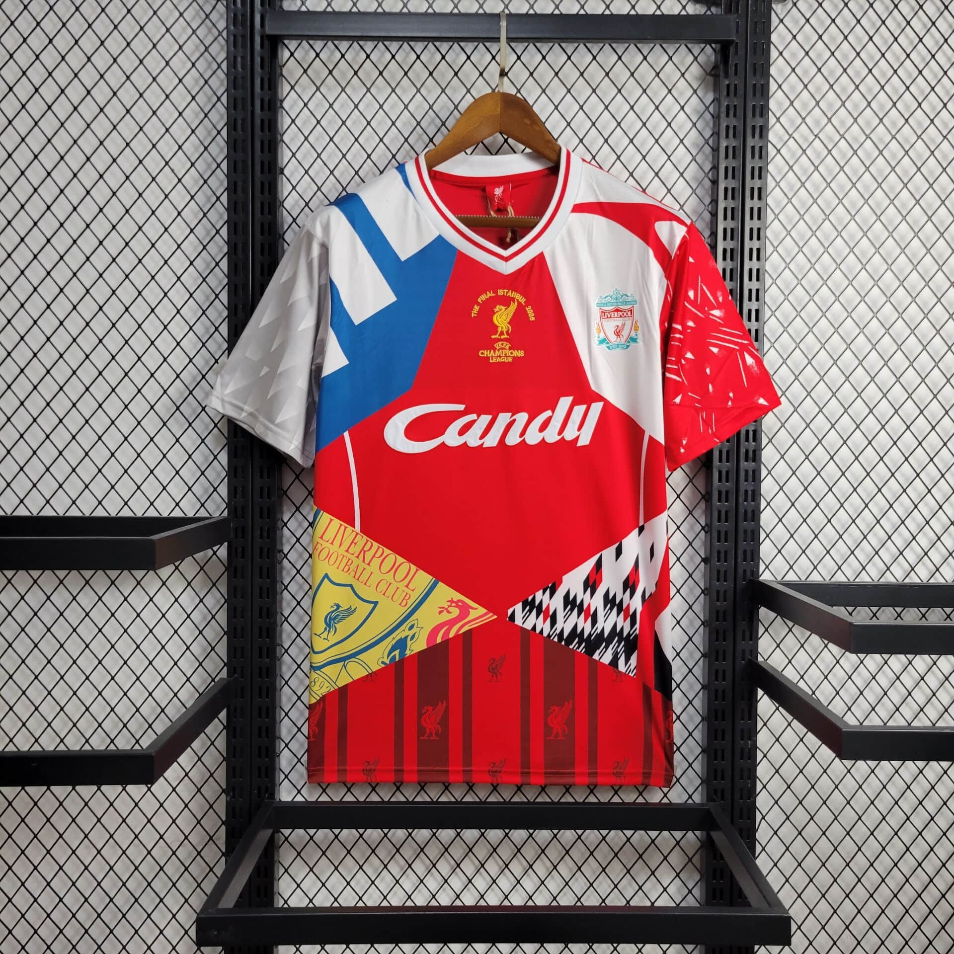 Retro Liver.pool Mixed Commemorative Edition Jersey - ReplicasJersey