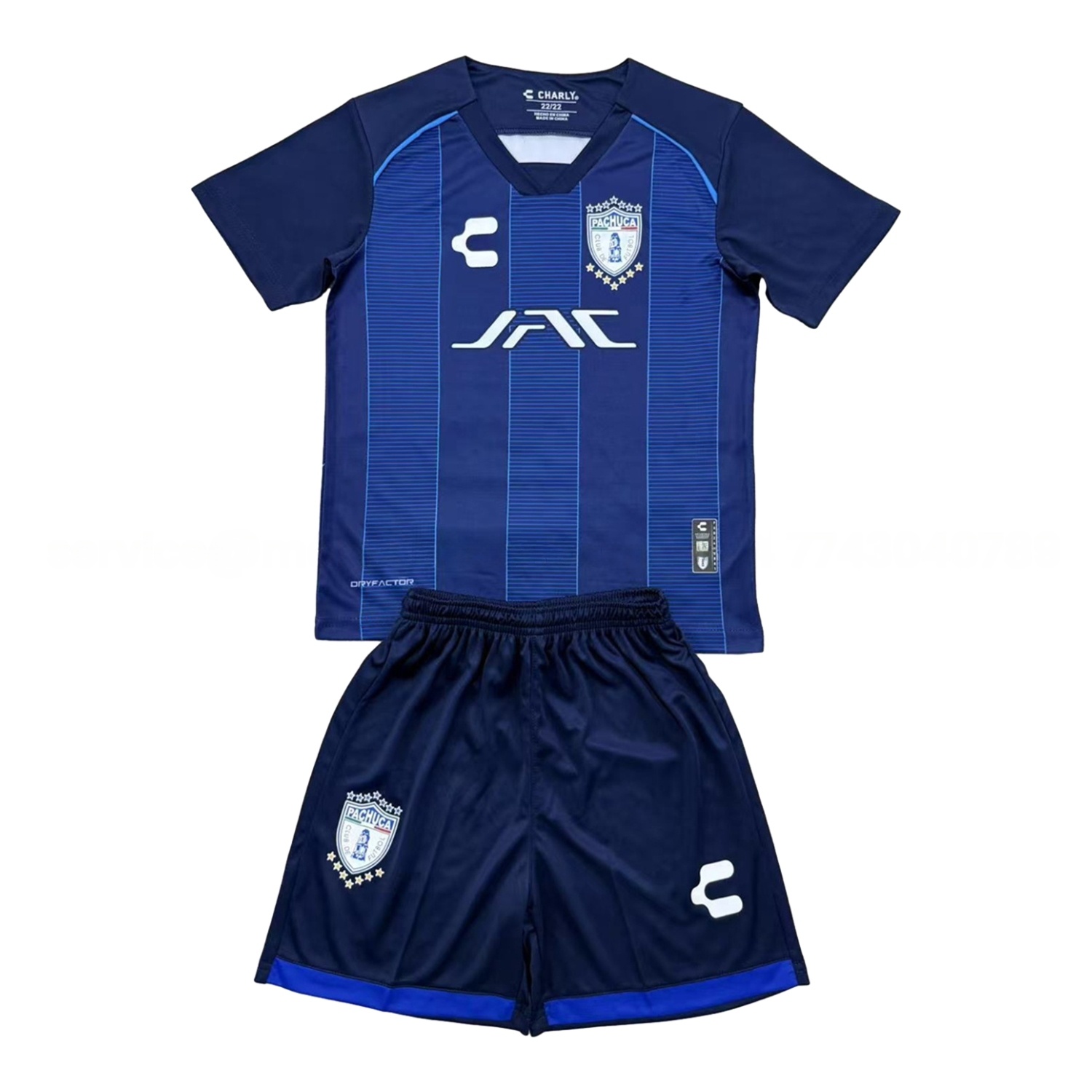 Pachuca 25-26 Away Men's Adult Jersey Set - Fans Version - ReplicasJersey