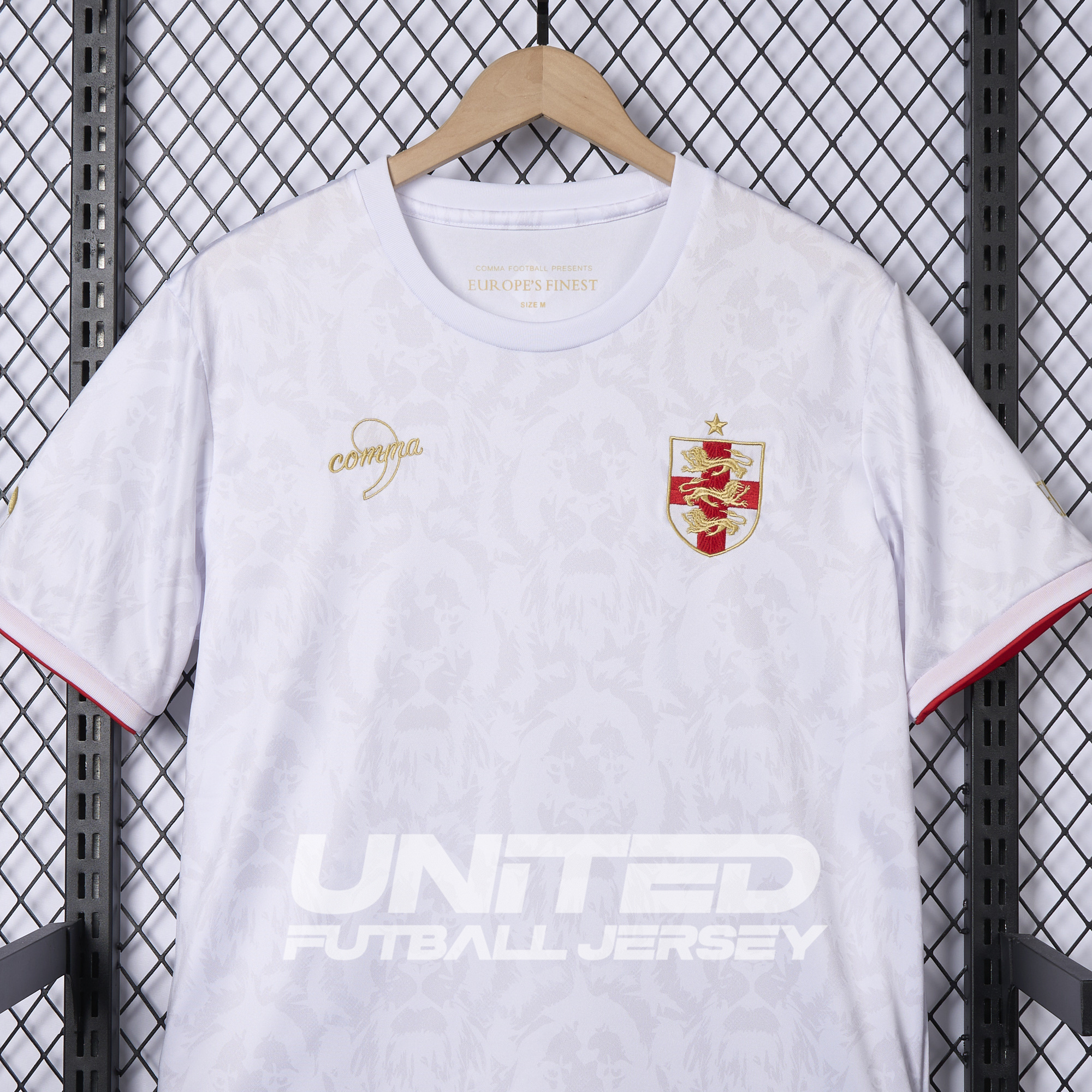 England 2024-25 COMMA White Special Edition Jersey - Fans Version - ReplicasJersey