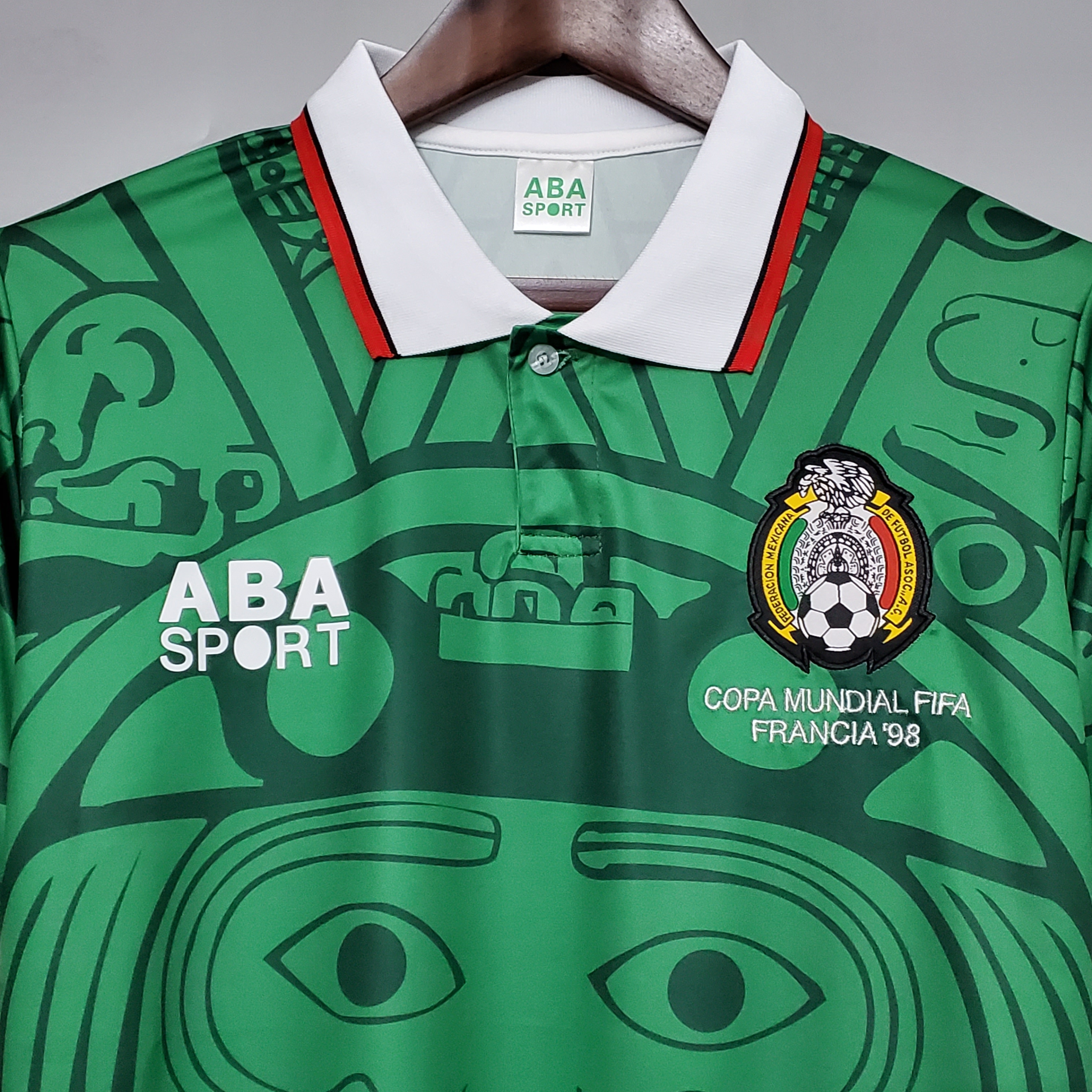 Retro Mexico 1998 Home Jersey - ReplicasJersey
