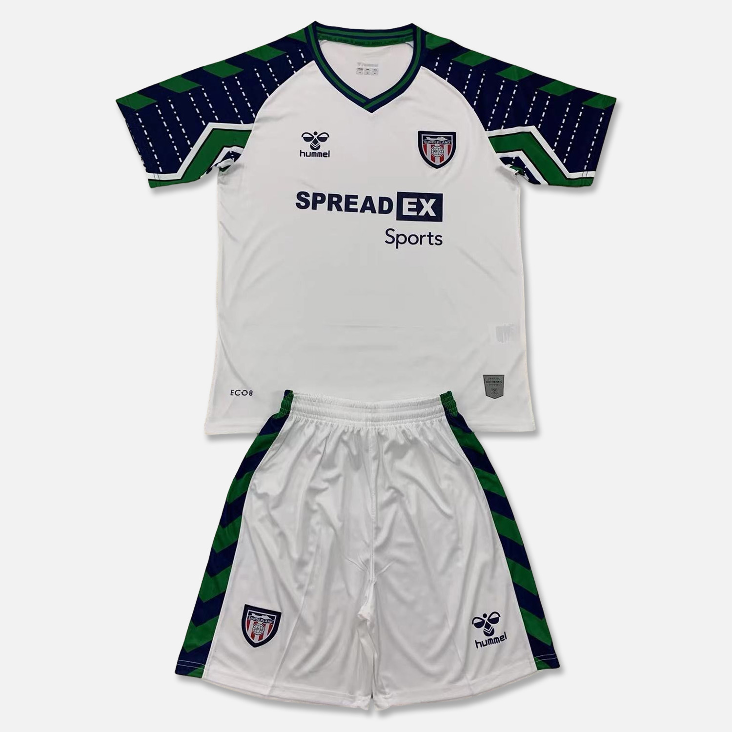 Sunderland 24-25 Away Men's Adult Jersey Set - Fans Version - ReplicasJersey