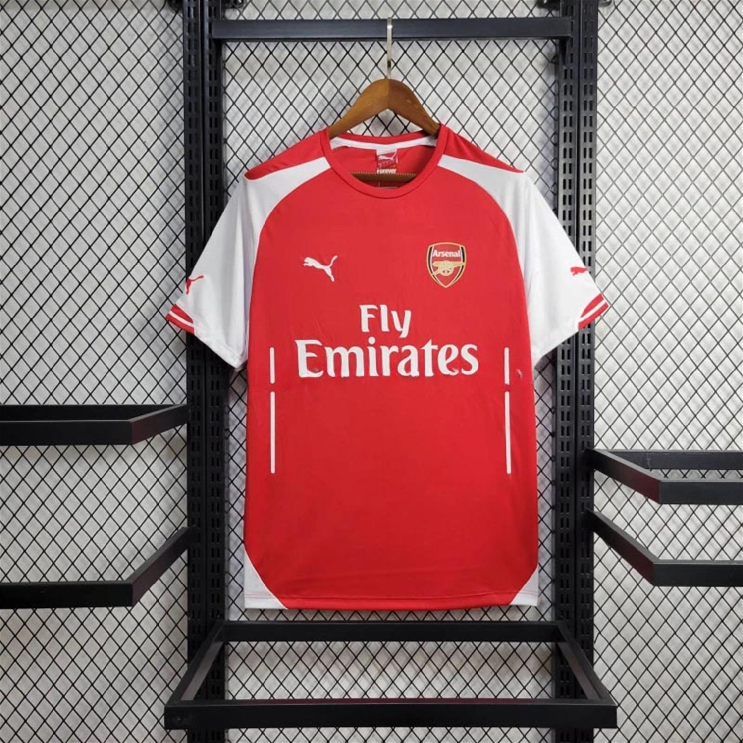 Retro Arsenal 2014-15 Home Jersey - ReplicasJersey