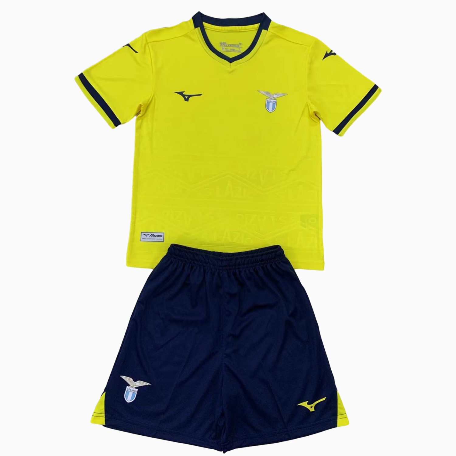Lazio 24-25 Away Men's Adult Jersey Set - Fans Version - ReplicasJersey