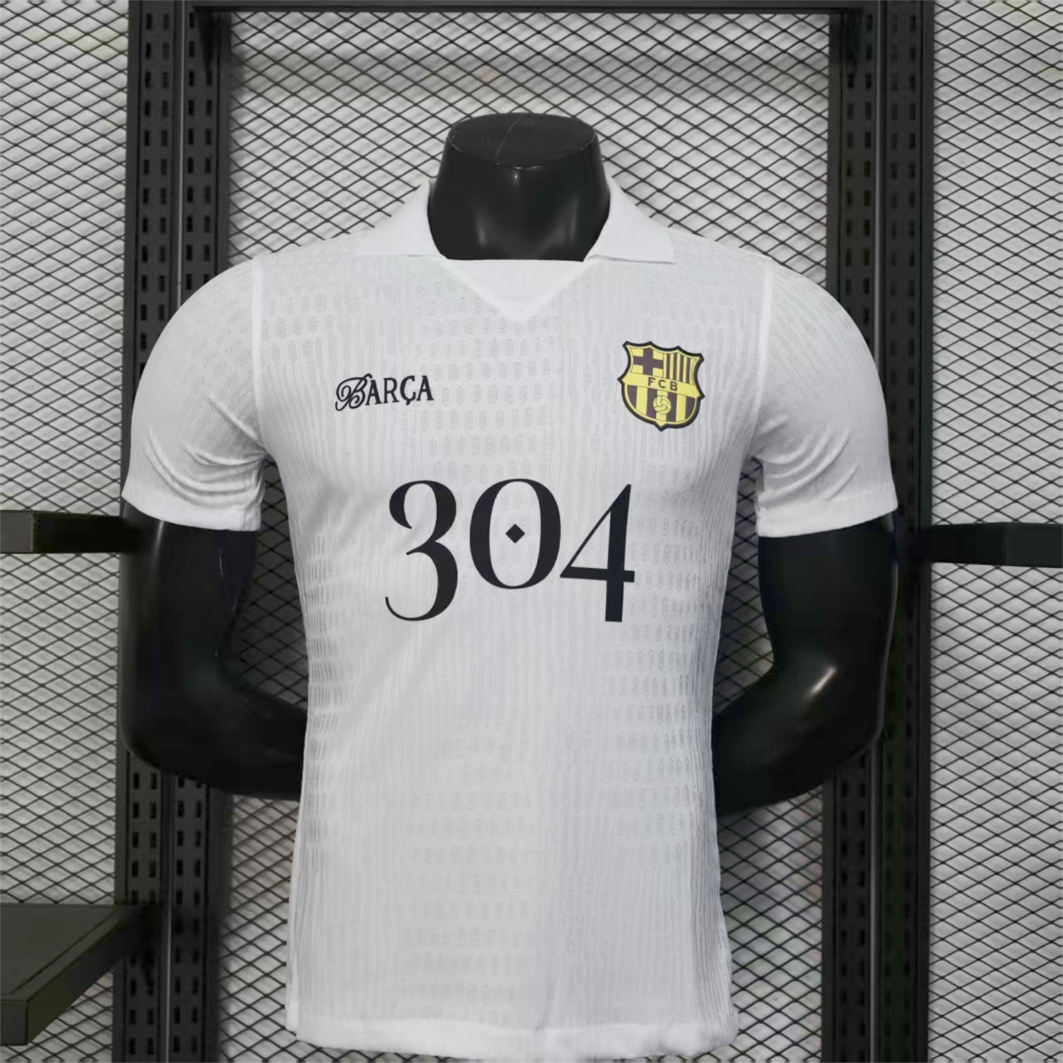 B.A.R.S.A 25-26 304 White Special Jersey - Player Version - ReplicasJersey