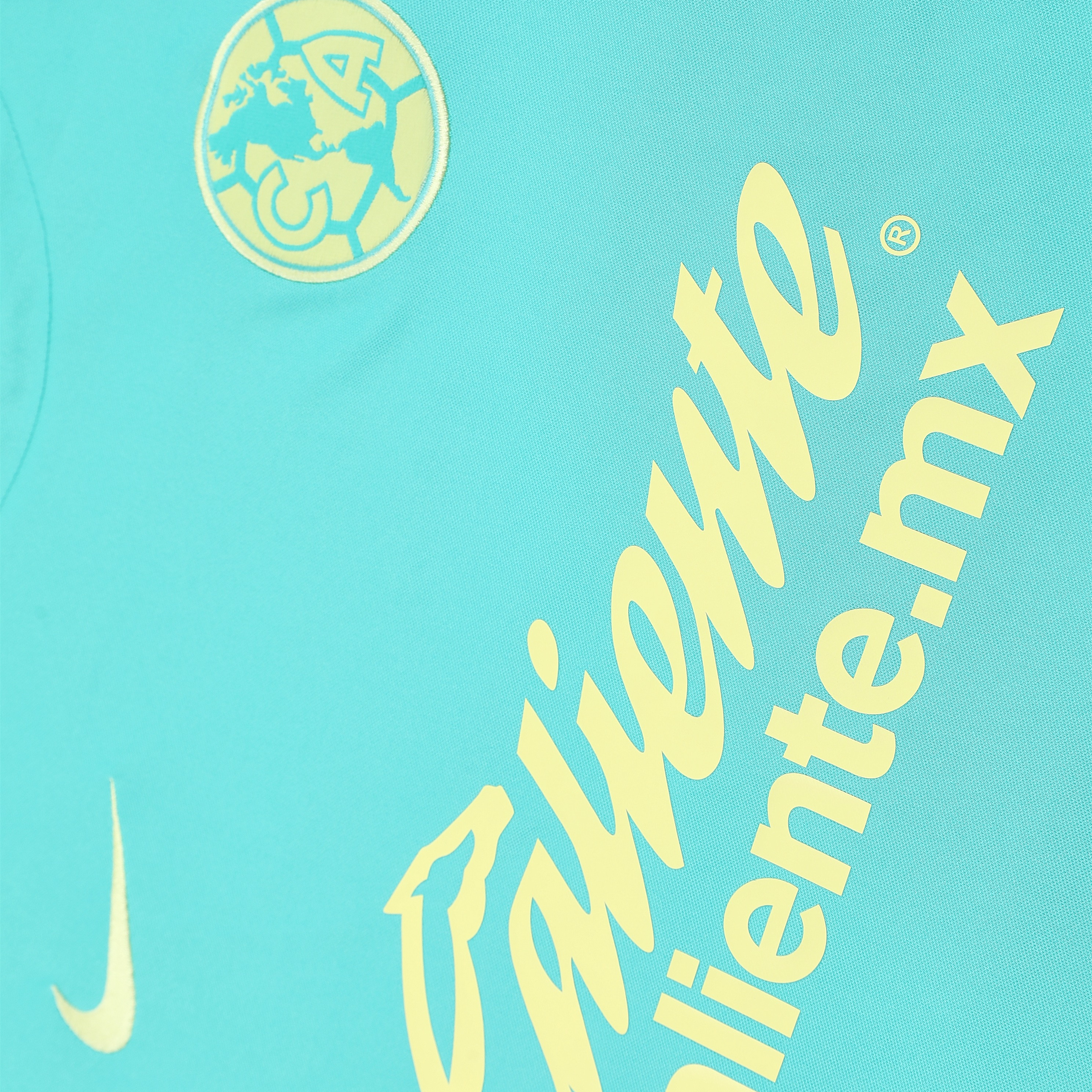 Club América 24-25 Short-Sleeve Training Set - Light Green Top & Grey Shorts - ReplicasJersey
