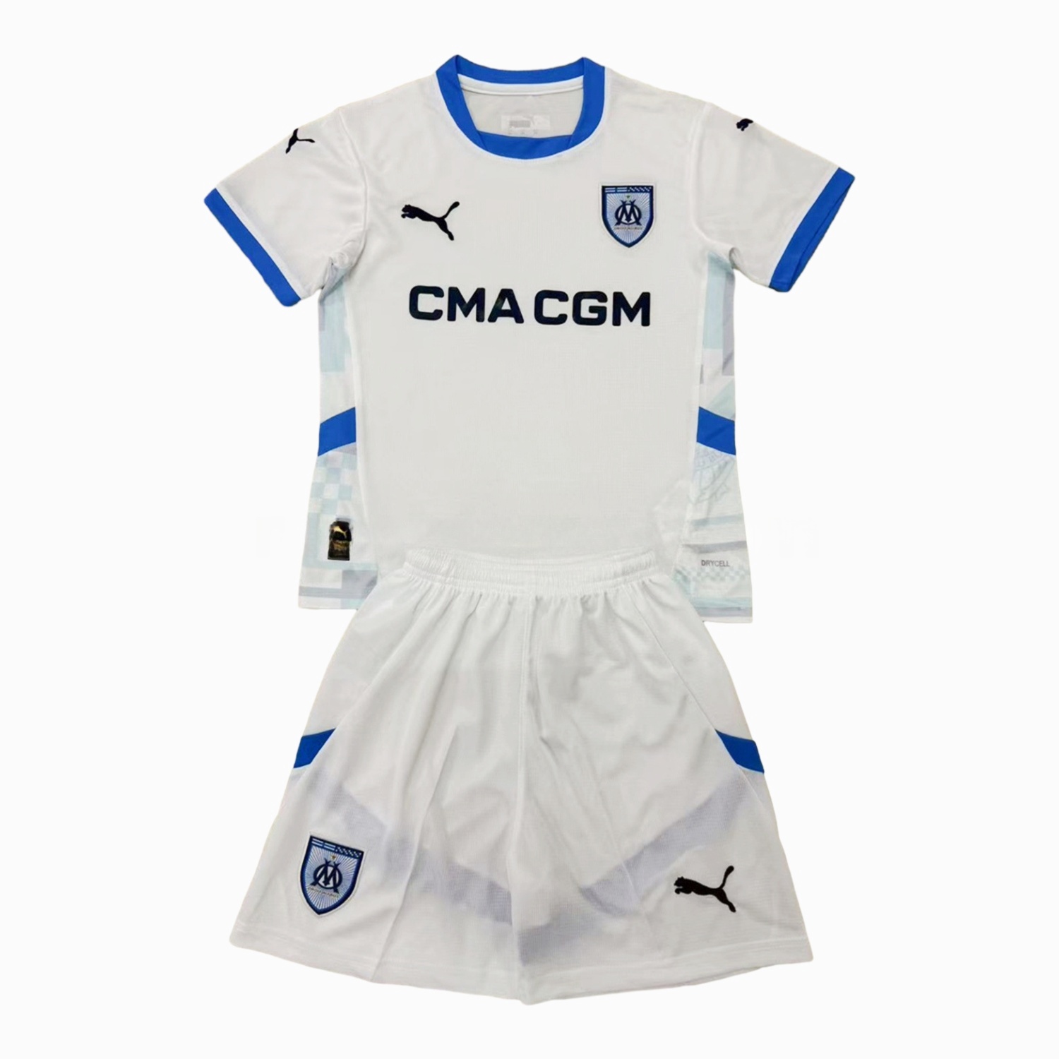 Marseille 24-25 Home Kids Kit - ReplicasJersey