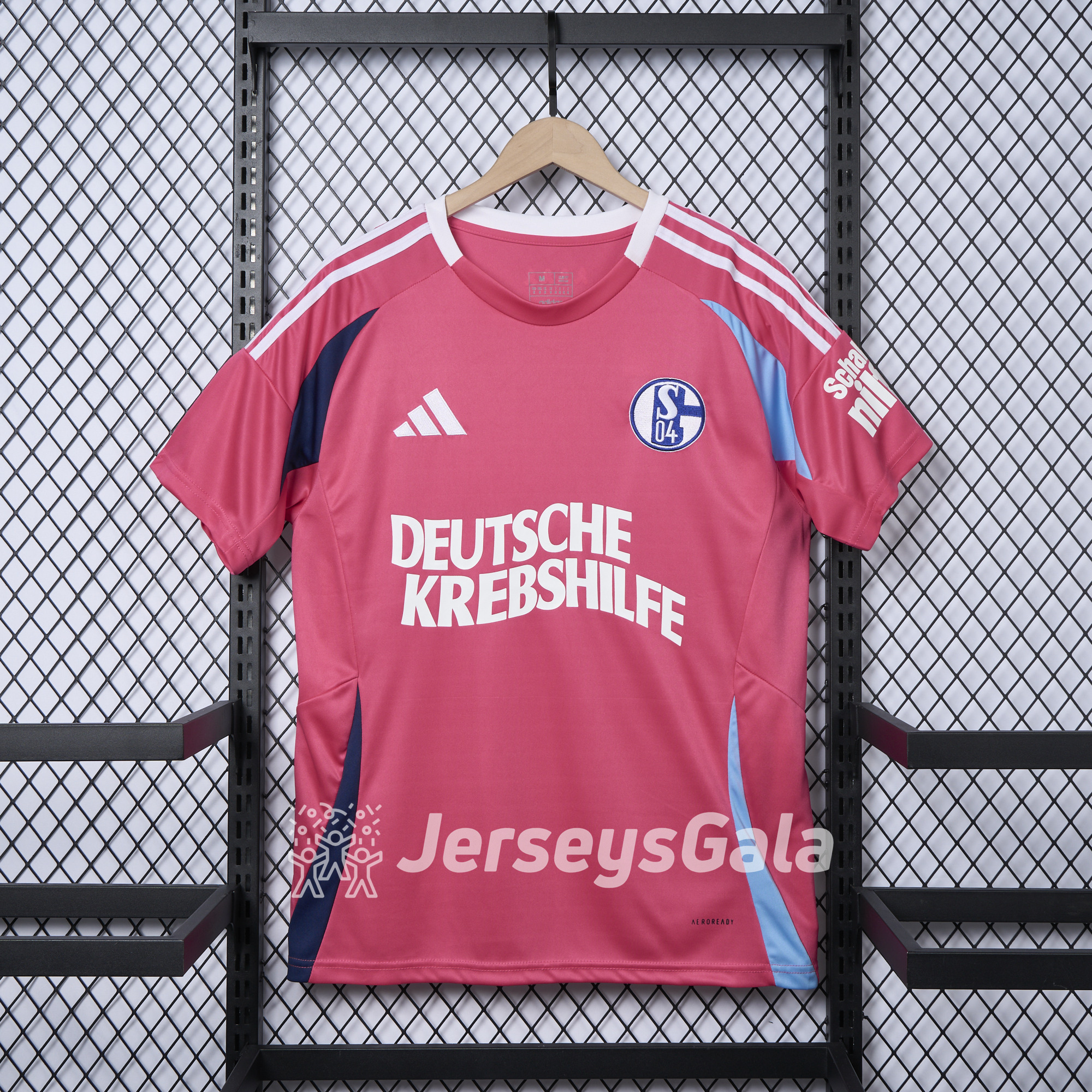 Schalke 04 24-25 GK Pink October Jersey - Fans Version - ReplicasJersey
