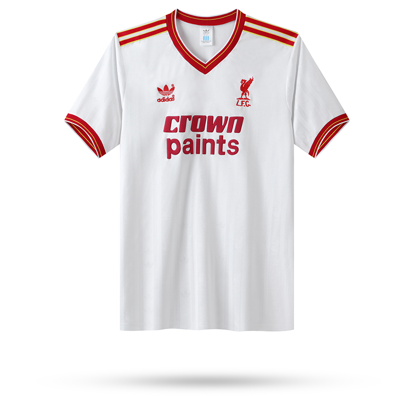 Retro Liver.pool 1986-87 Away Stadium Jersey - ReplicasJersey