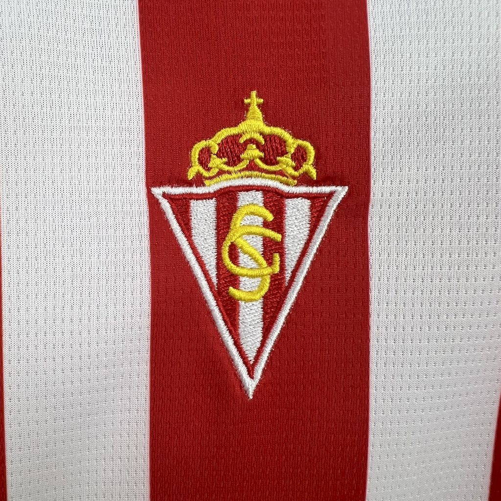 Sporting de Gijon 24-25 Home Kids Kit - ReplicasJersey