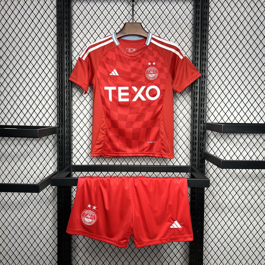 Aberdeen 24-25 Home Stadium Kids Kit - ReplicasJersey