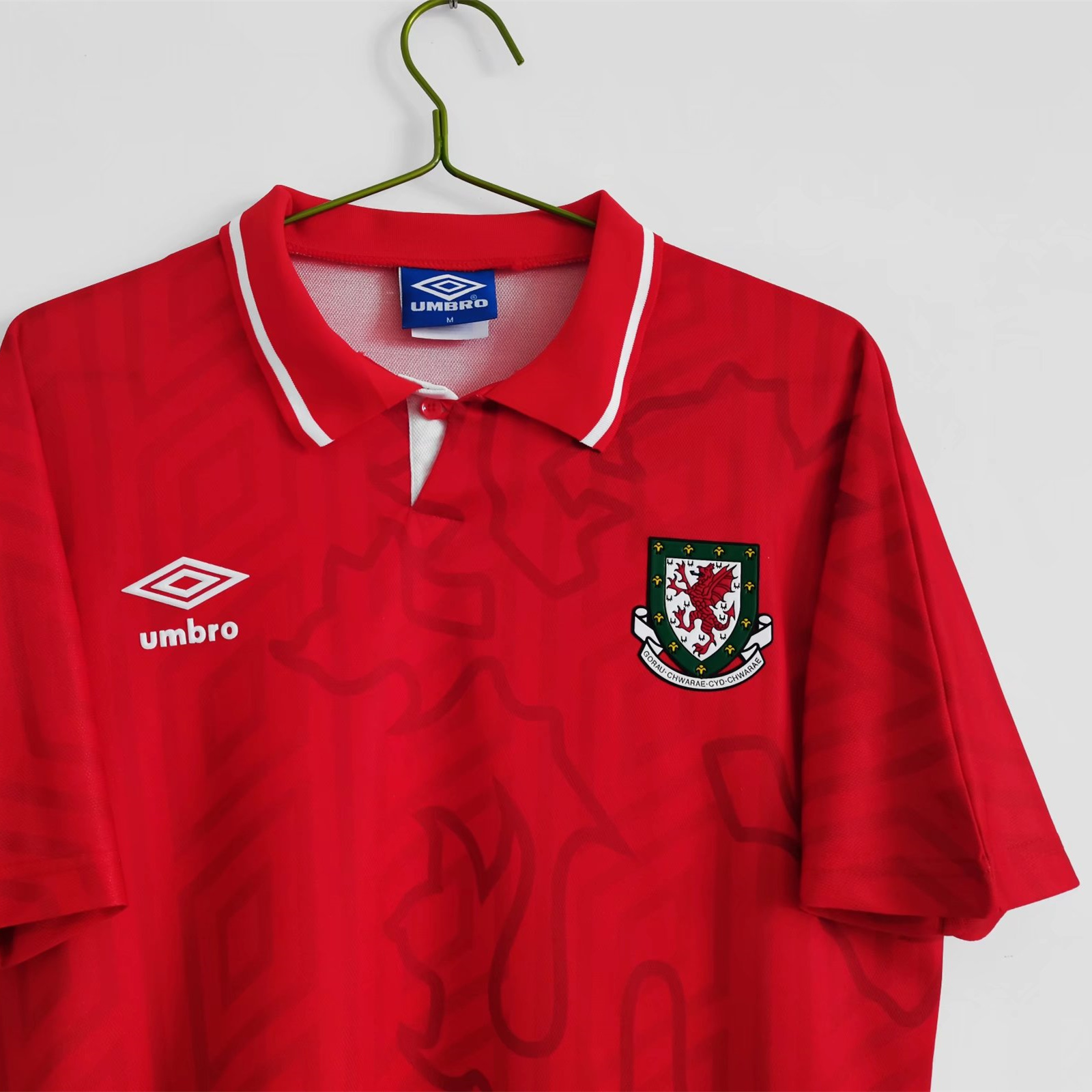 Retro Wales 1992 Home Stadium Jersey - ReplicasJersey