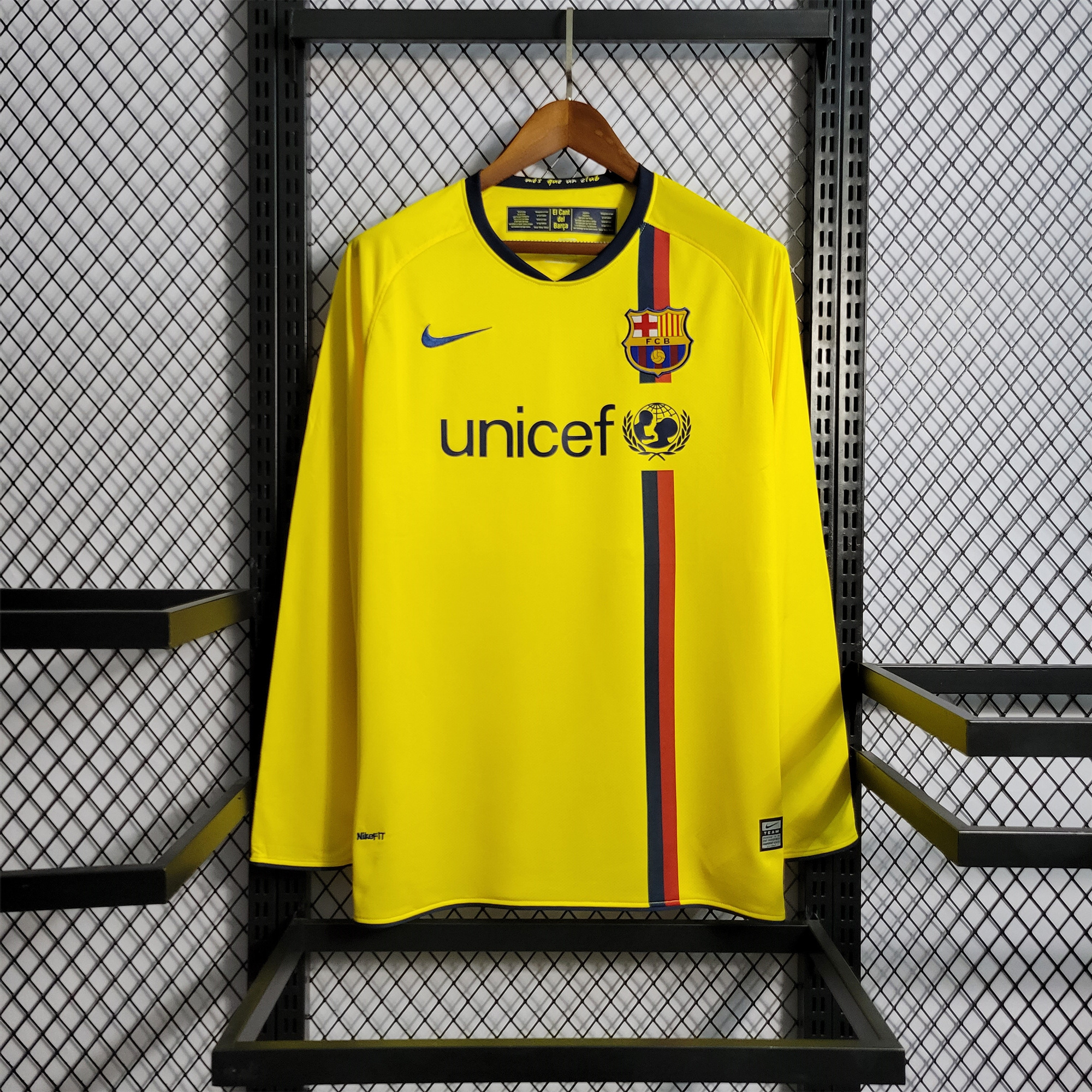 B.A.R.S.A Retro 08-09 Away Stadium Long Sleeve Jersey - ReplicasJersey