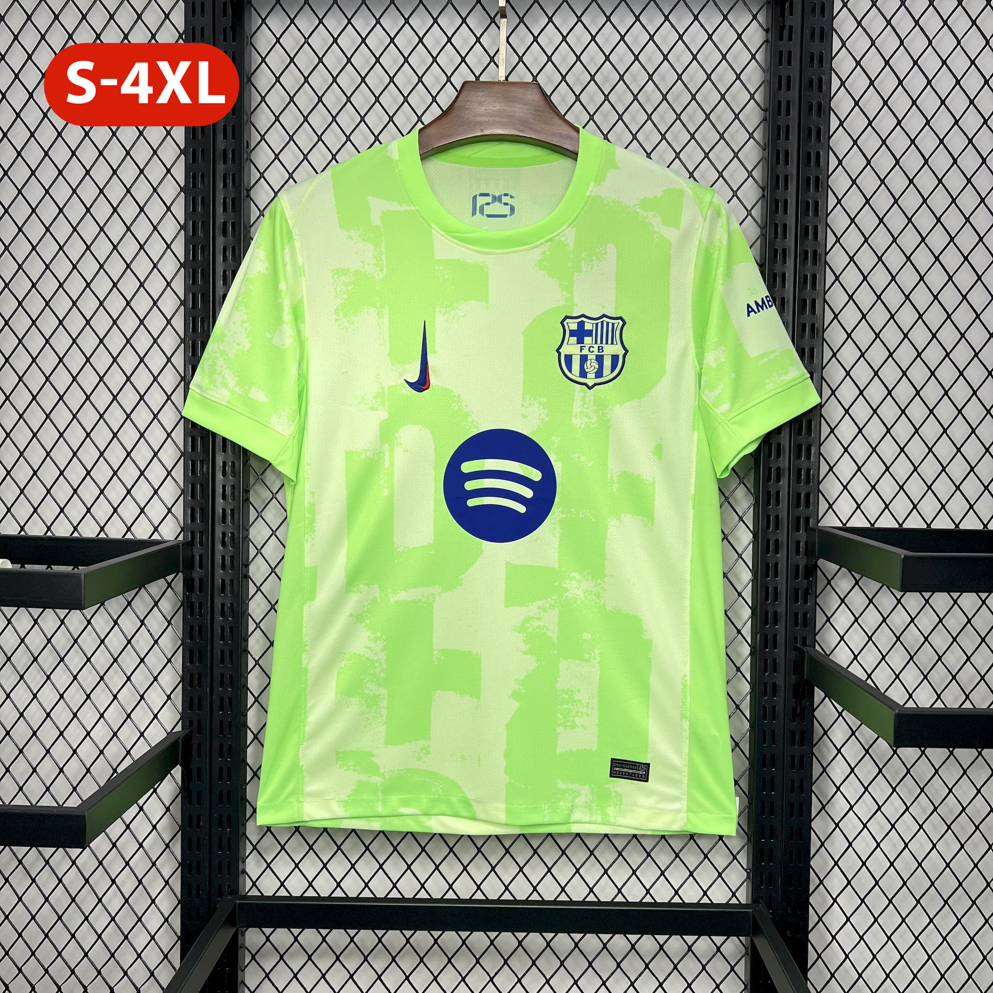 B.A.R.S.A 24-25 Third Jersey with Big Logo - Fans Version - ReplicasJersey