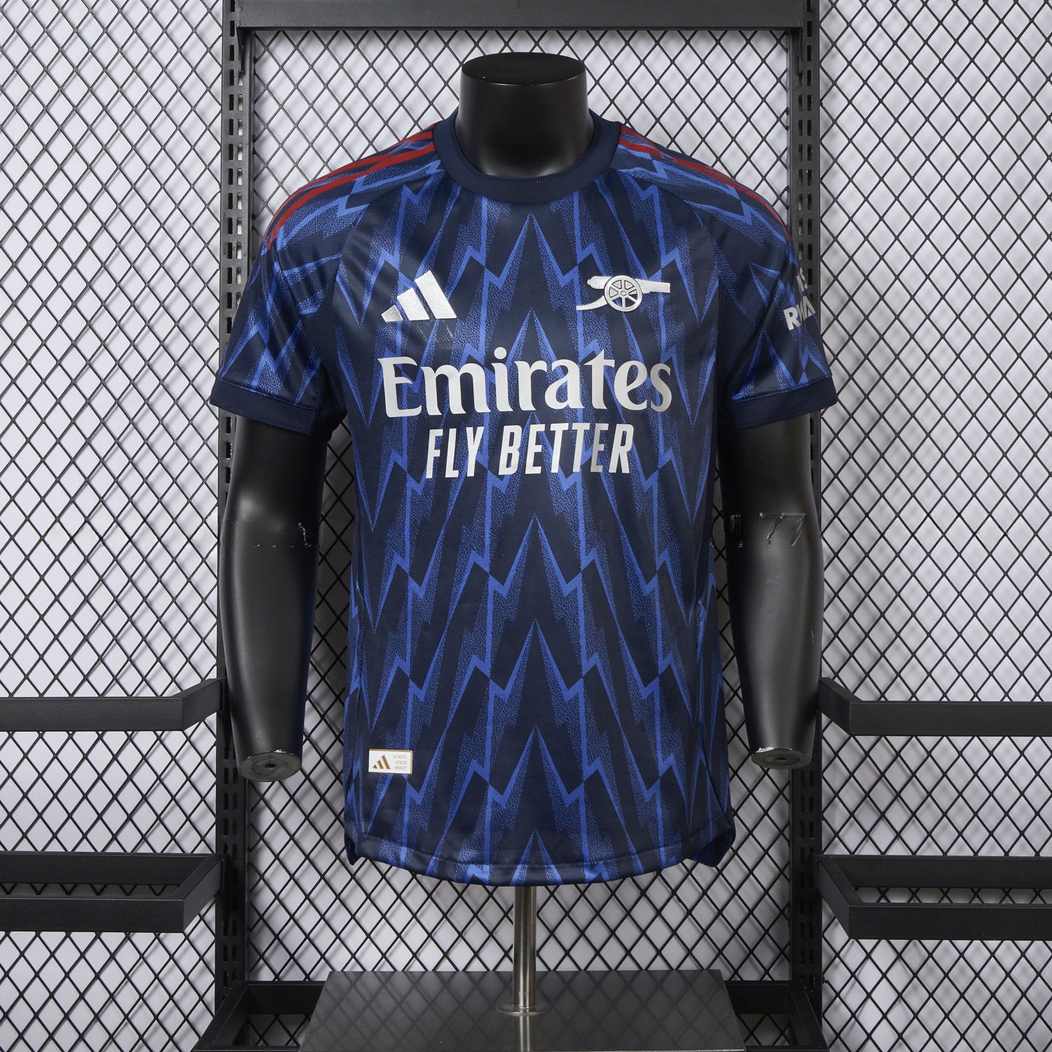 Arsenal 25-26 Away Blue Jersey - Player Version - ReplicasJersey