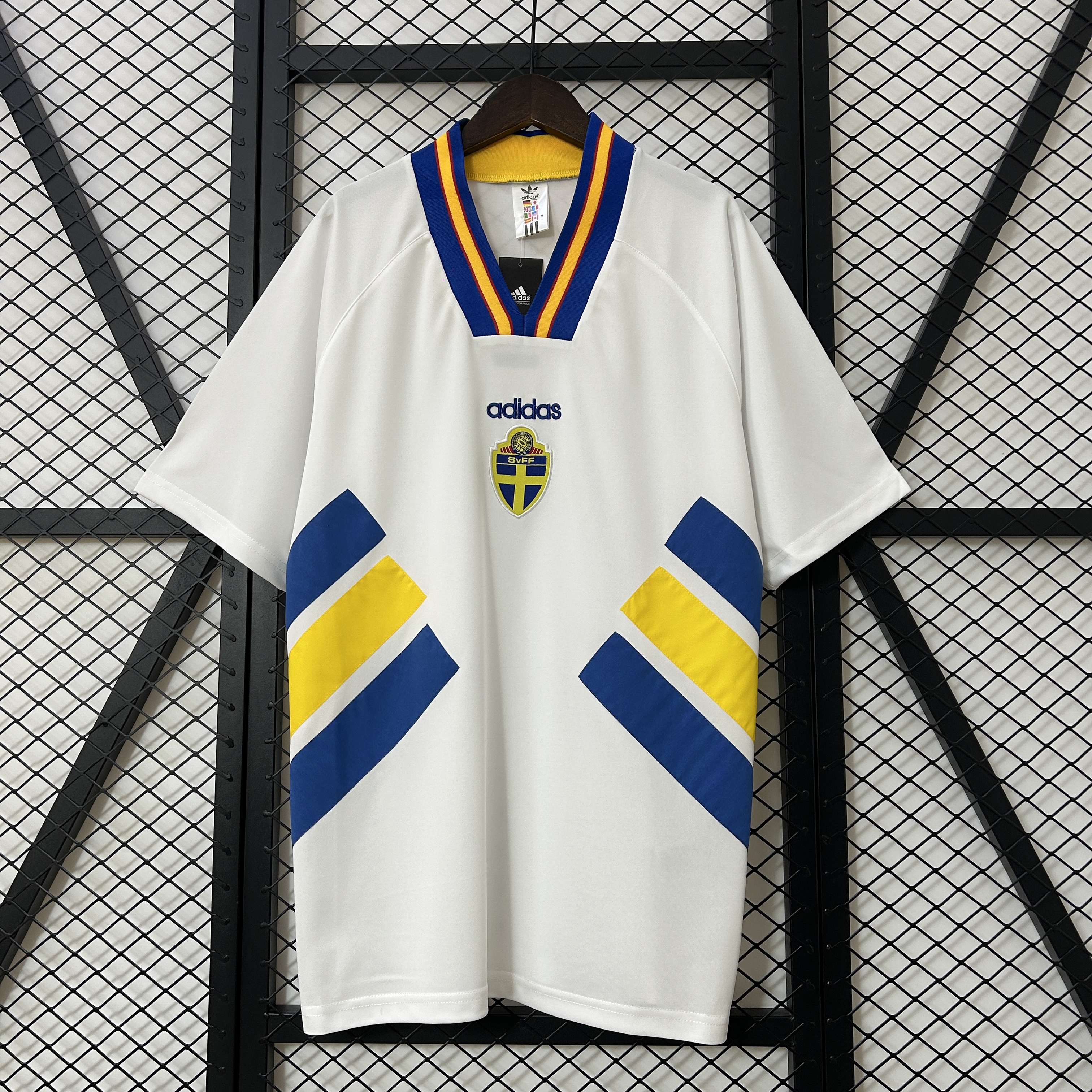 Retro Sweden 1994 Away Jersey - ReplicasJersey