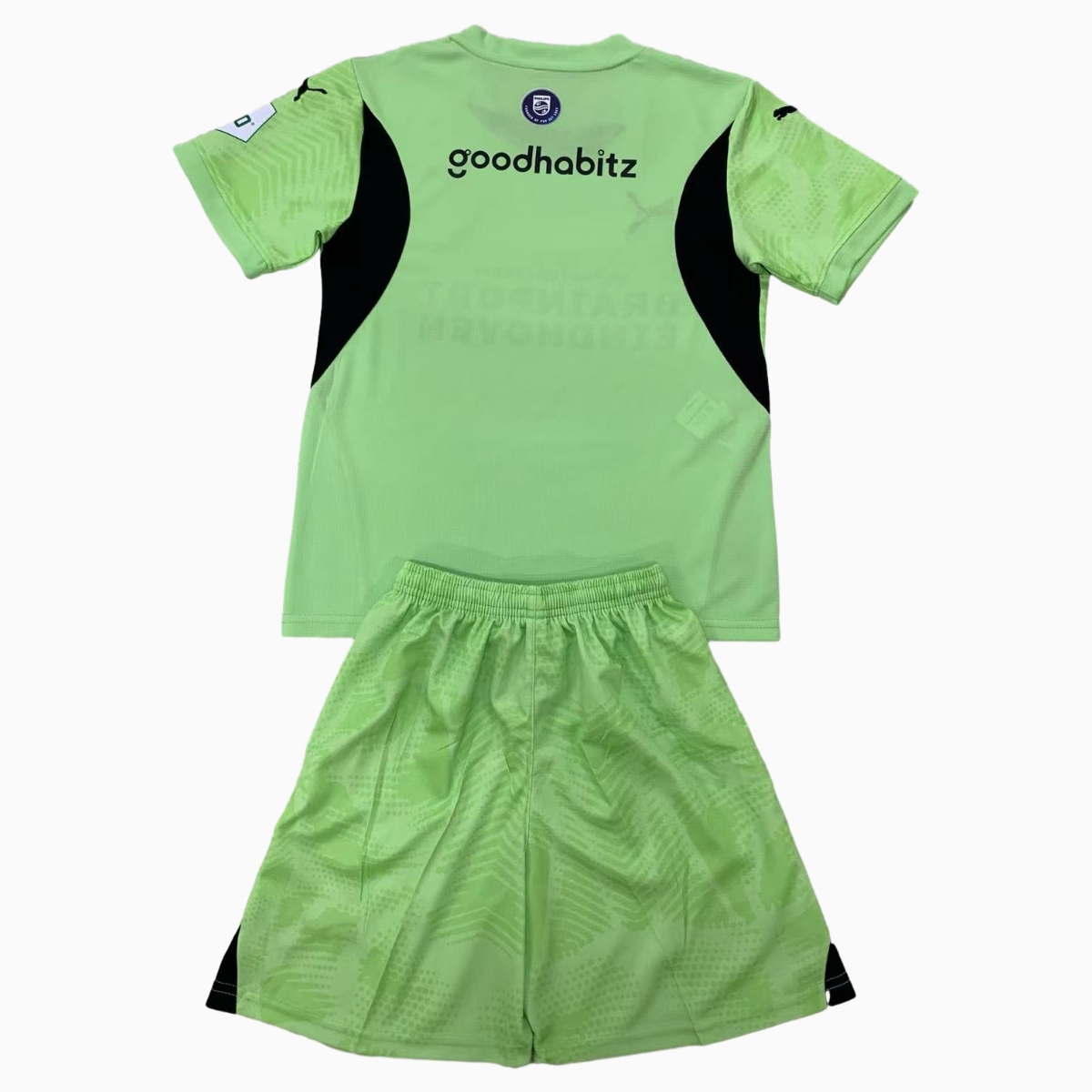 PSV Eindhoven 24-25 Light Green Goalkeeper Kids Kit - ReplicasJersey