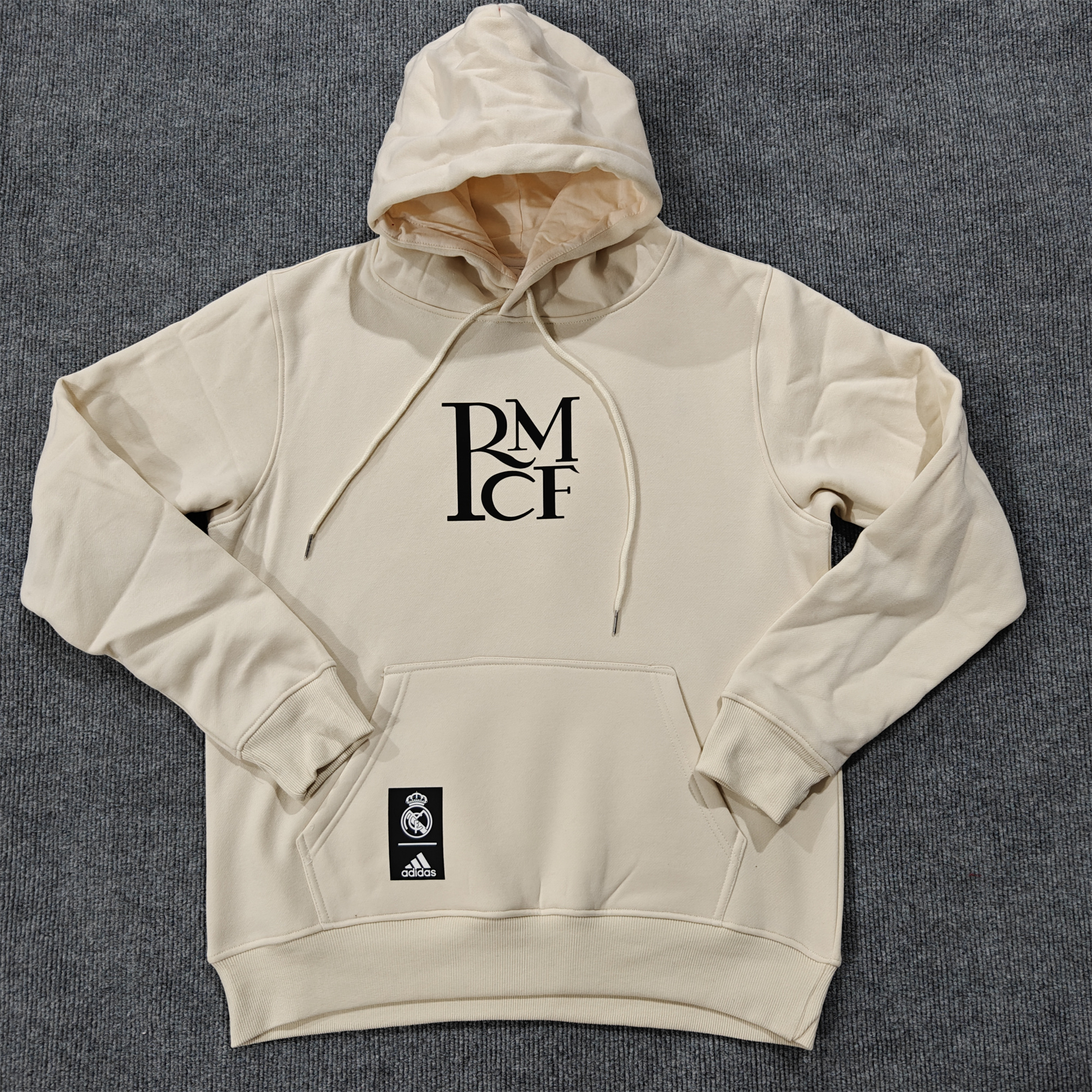 Real Madrid 24-25 RMCF Concept Hoodie - Light Yellow - ReplicasJersey