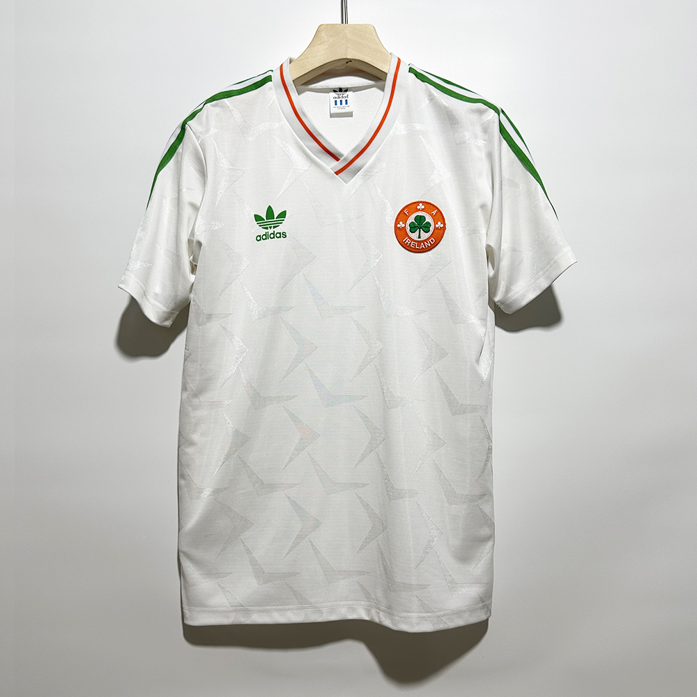 Retro Ireland 1990 Away Unsponsored Jersey - ReplicasJersey