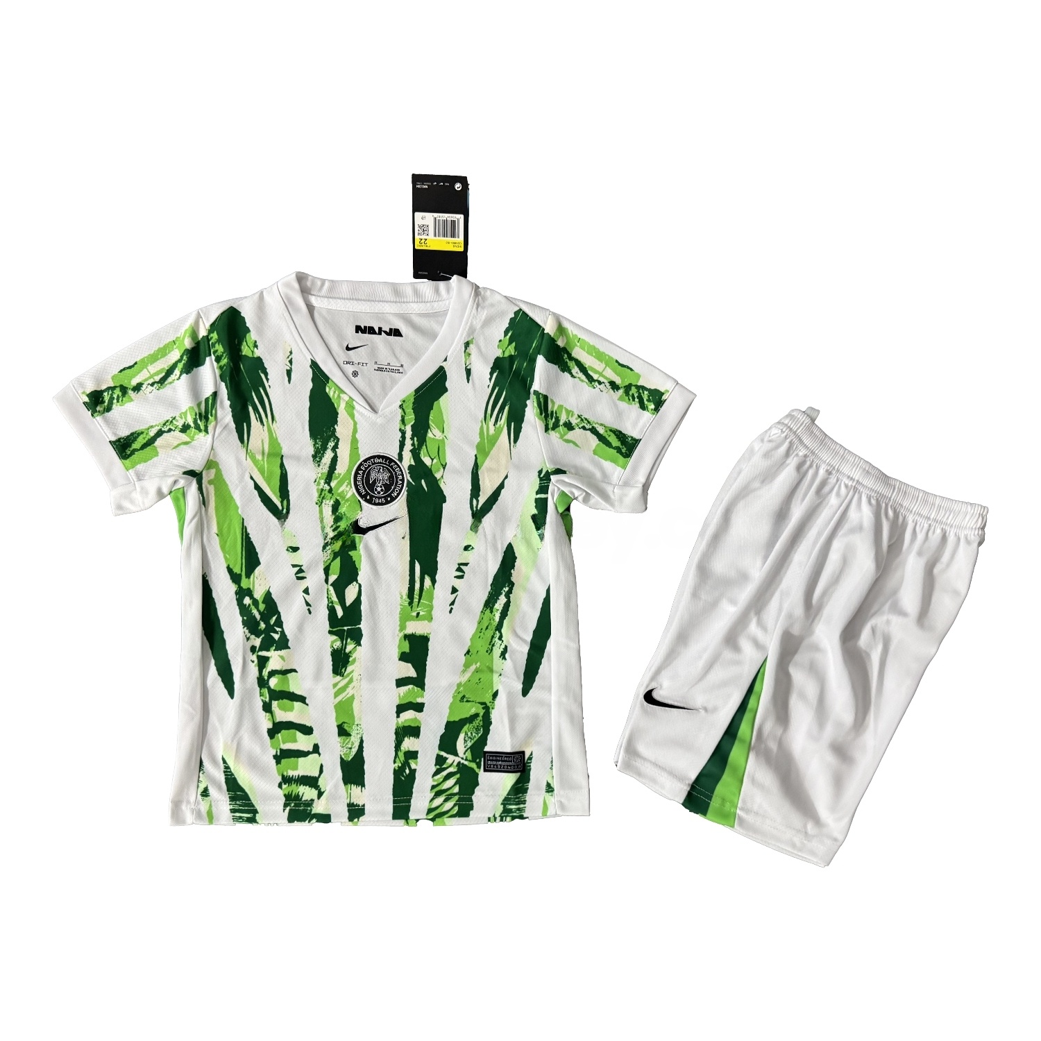 Nigeria Women 25-26 Away Kids Kit - ReplicasJersey
