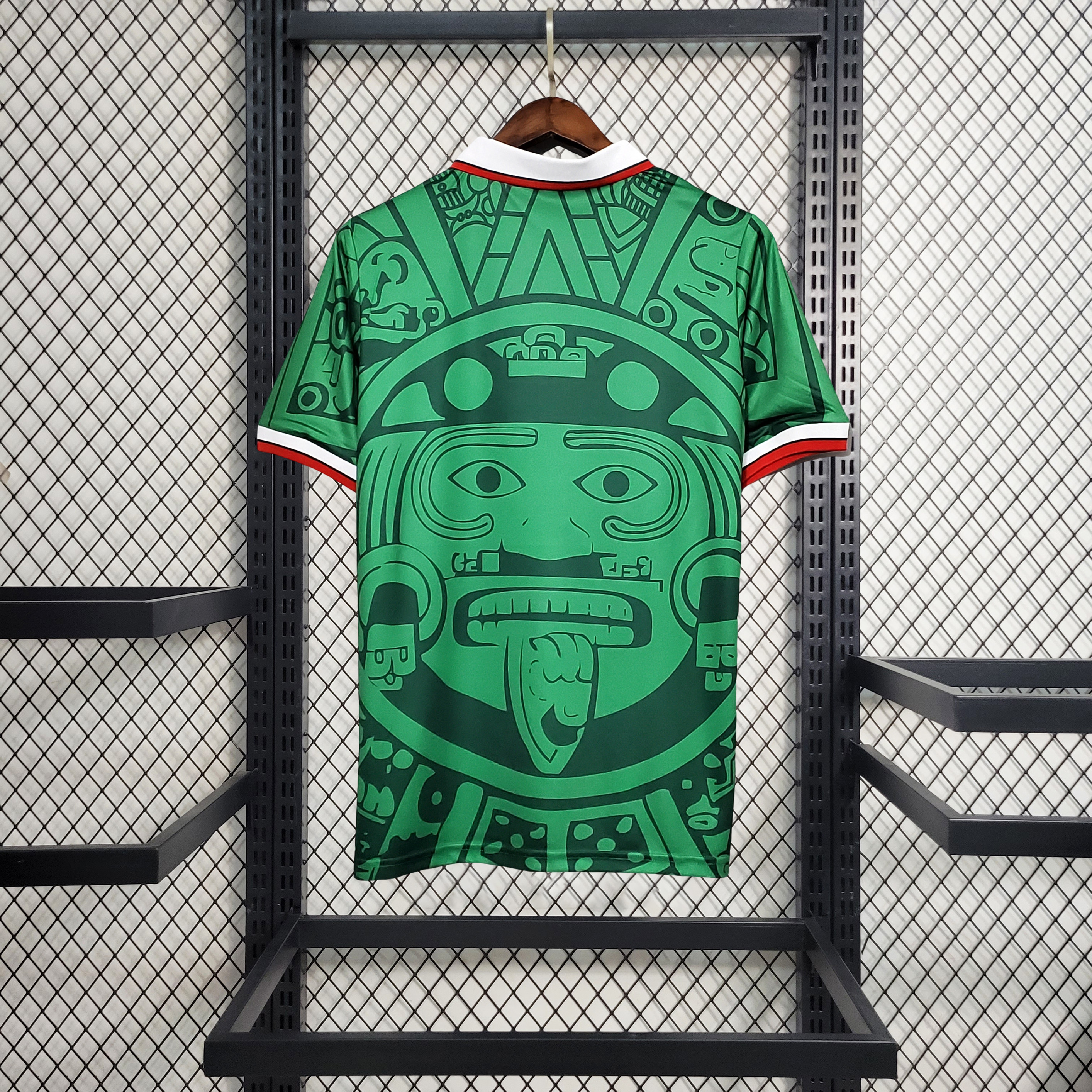 Retro Mexico 1998 Home Jersey - ReplicasJersey