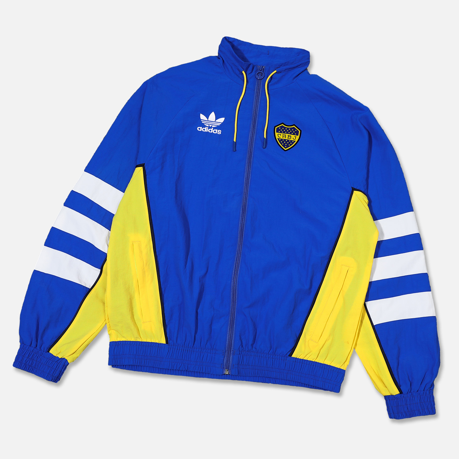 Boca Juniors 24-25 Blue Throwback Windbreaker Suit - Jackets & Pants - ReplicasJersey