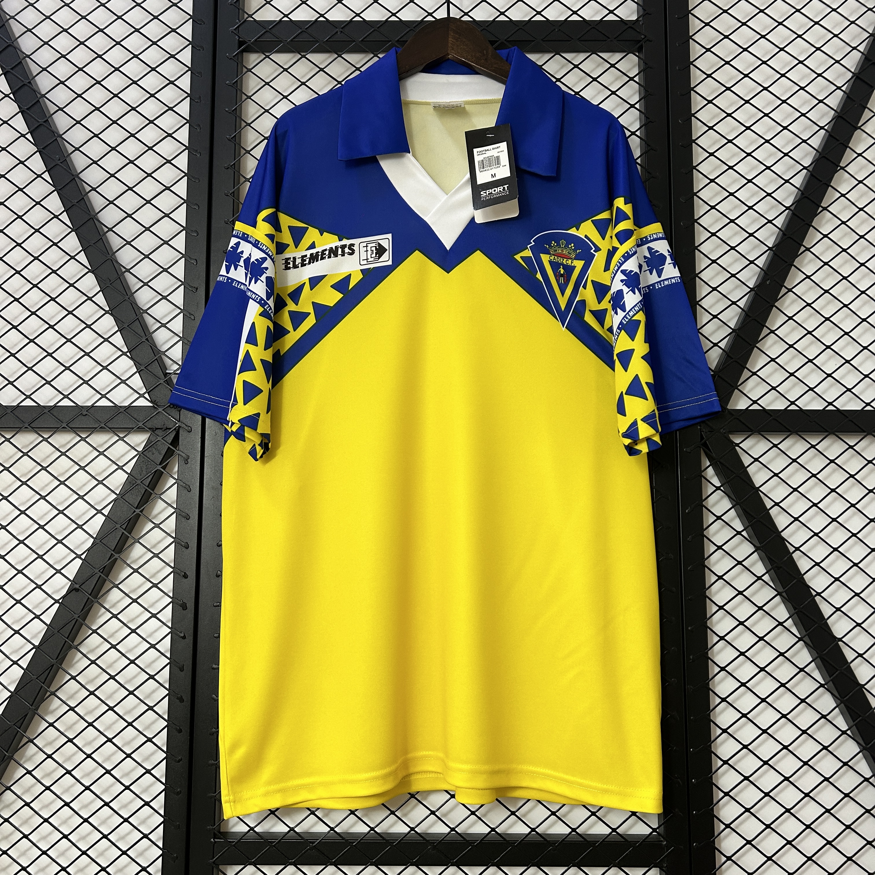 Retro Cádiz Cadiz 1991-92 Home Unsponsored Jersey - ReplicasJersey