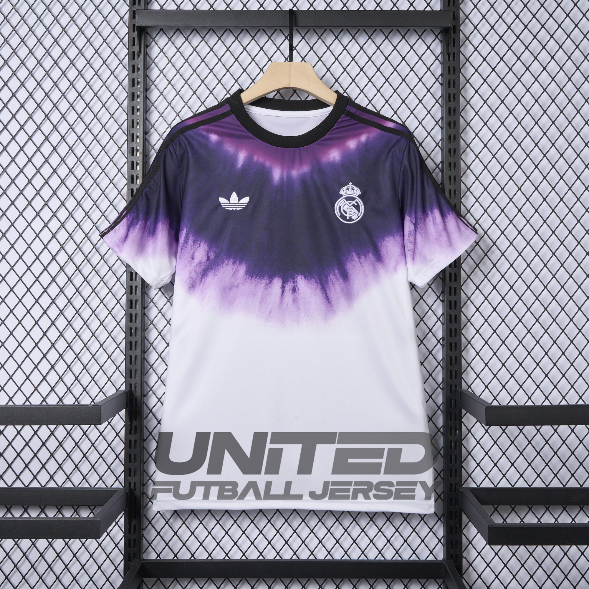 Real Madrid 24-25 White & Purple Spring Festival Special Edition Jersey - Fans Version - ReplicasJersey