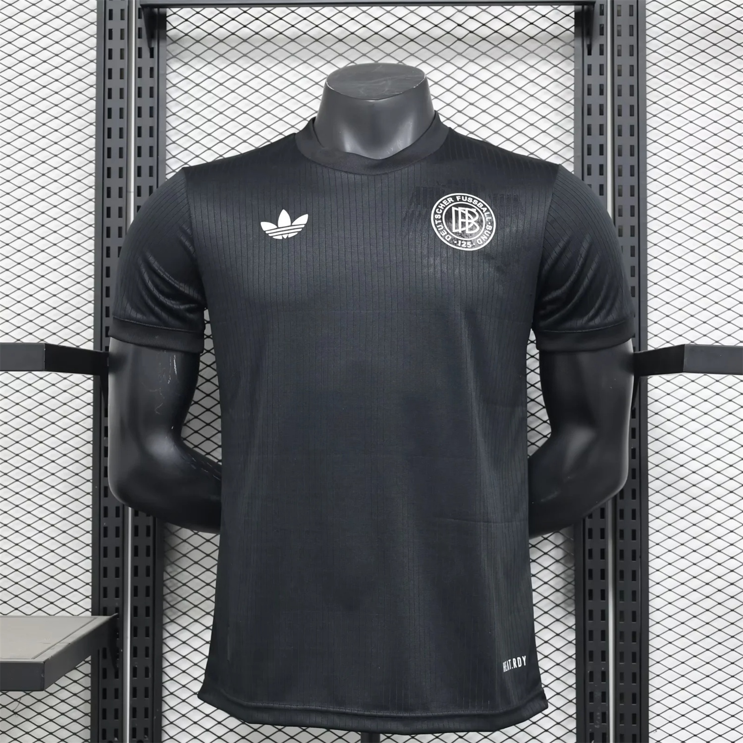 Germany 2025 Black 125-Year Anniversary Commemorative Edition Jersey - Player Version - ReplicasJersey