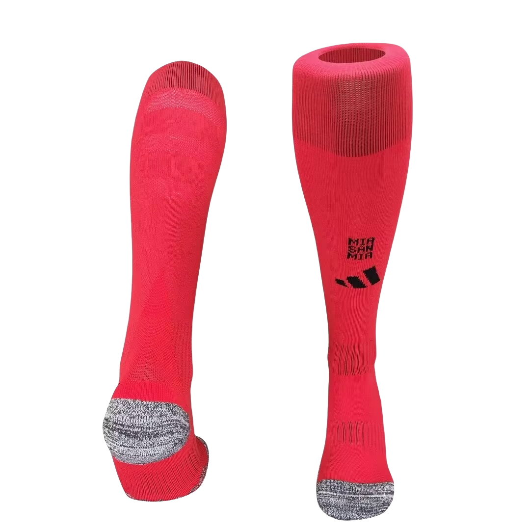 Bayern Munich 24-25 Home Socks - Red - ReplicasJersey