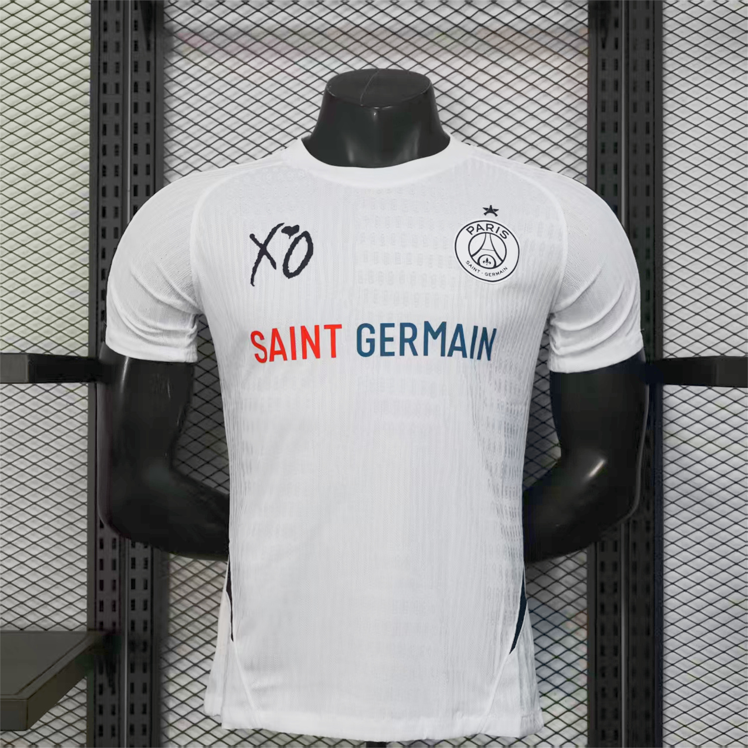 Paris Saint-Germain PSG 25-26 White XO Special Jersey - Player Version - ReplicasJersey