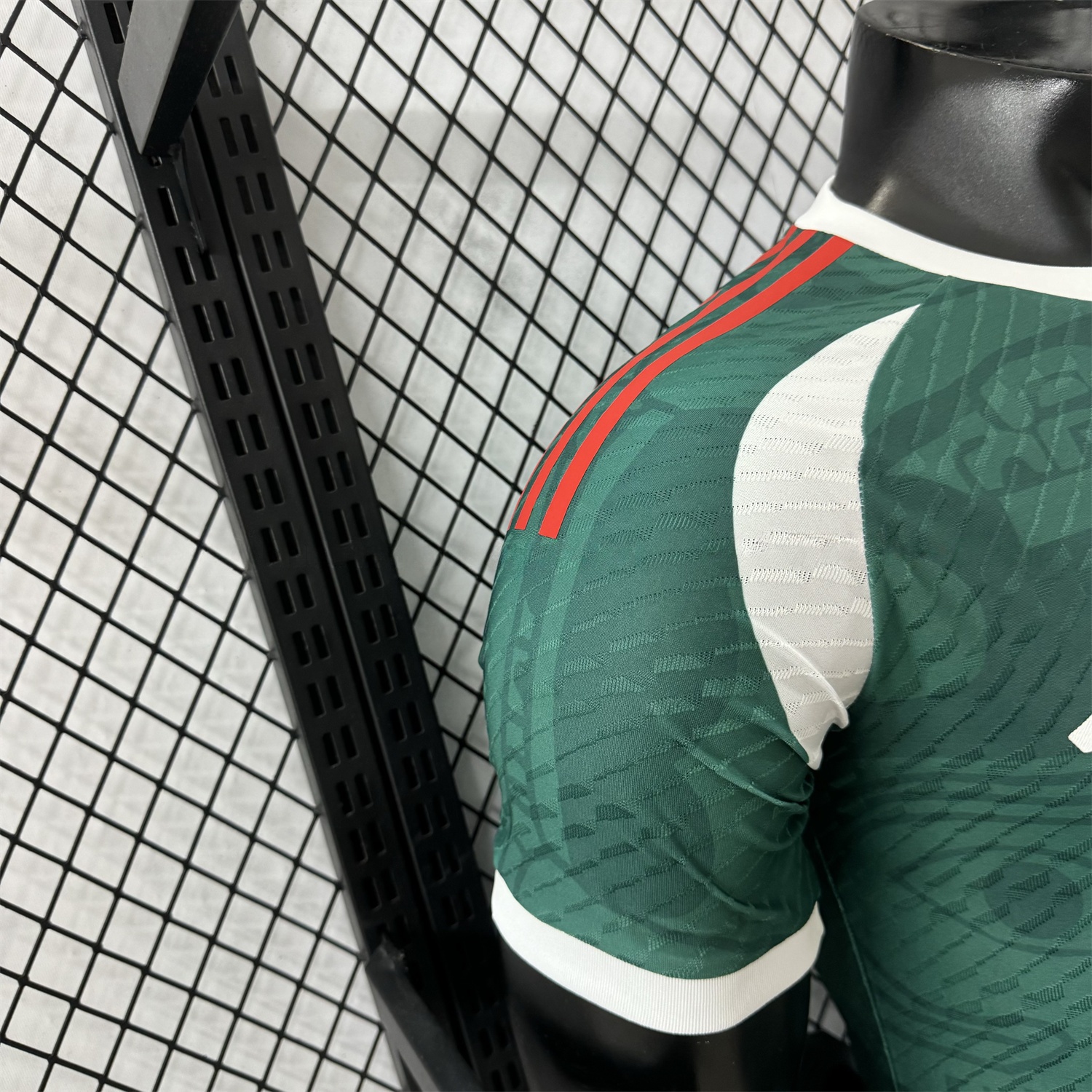Mexico 25-26 Green Human Face Shaped Pattern Special Jersey - Player Version - ReplicasJersey